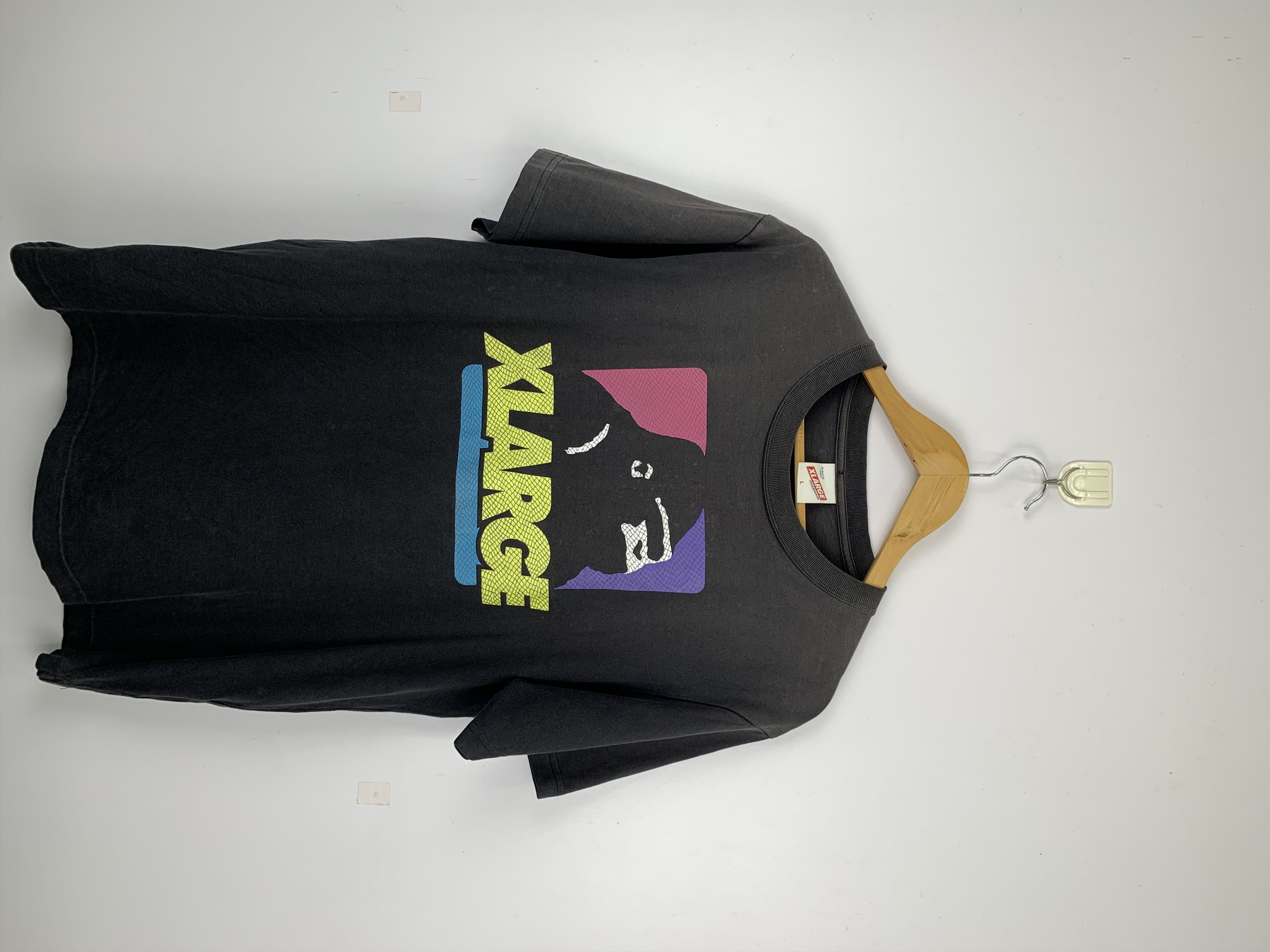 image of Vintage Xlarge Photo Tee Logo Tee in Black, Men's