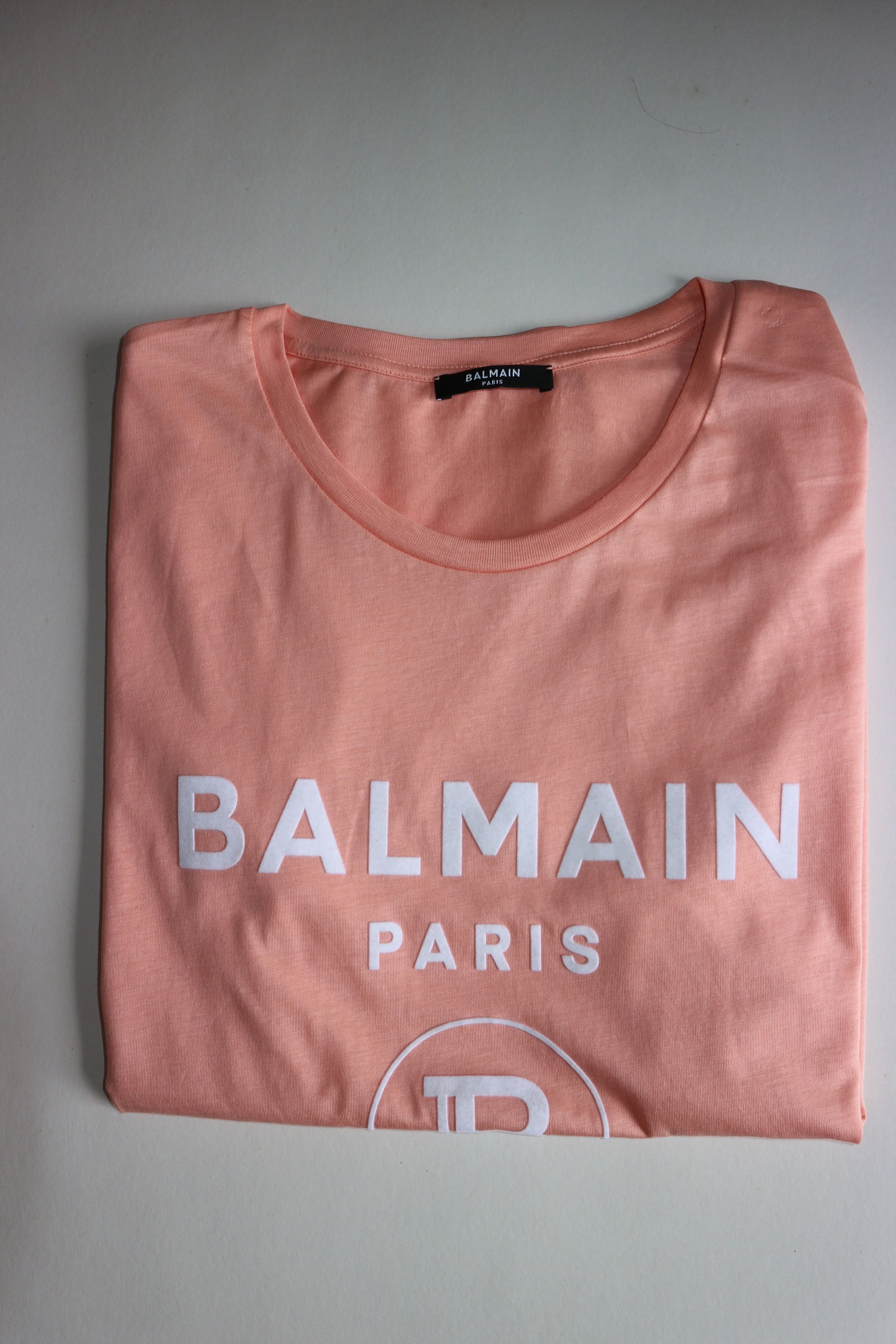 Balmain Flock print tshirt Size M / US 6-8 / IT 42-44 - 15 Thumbnail