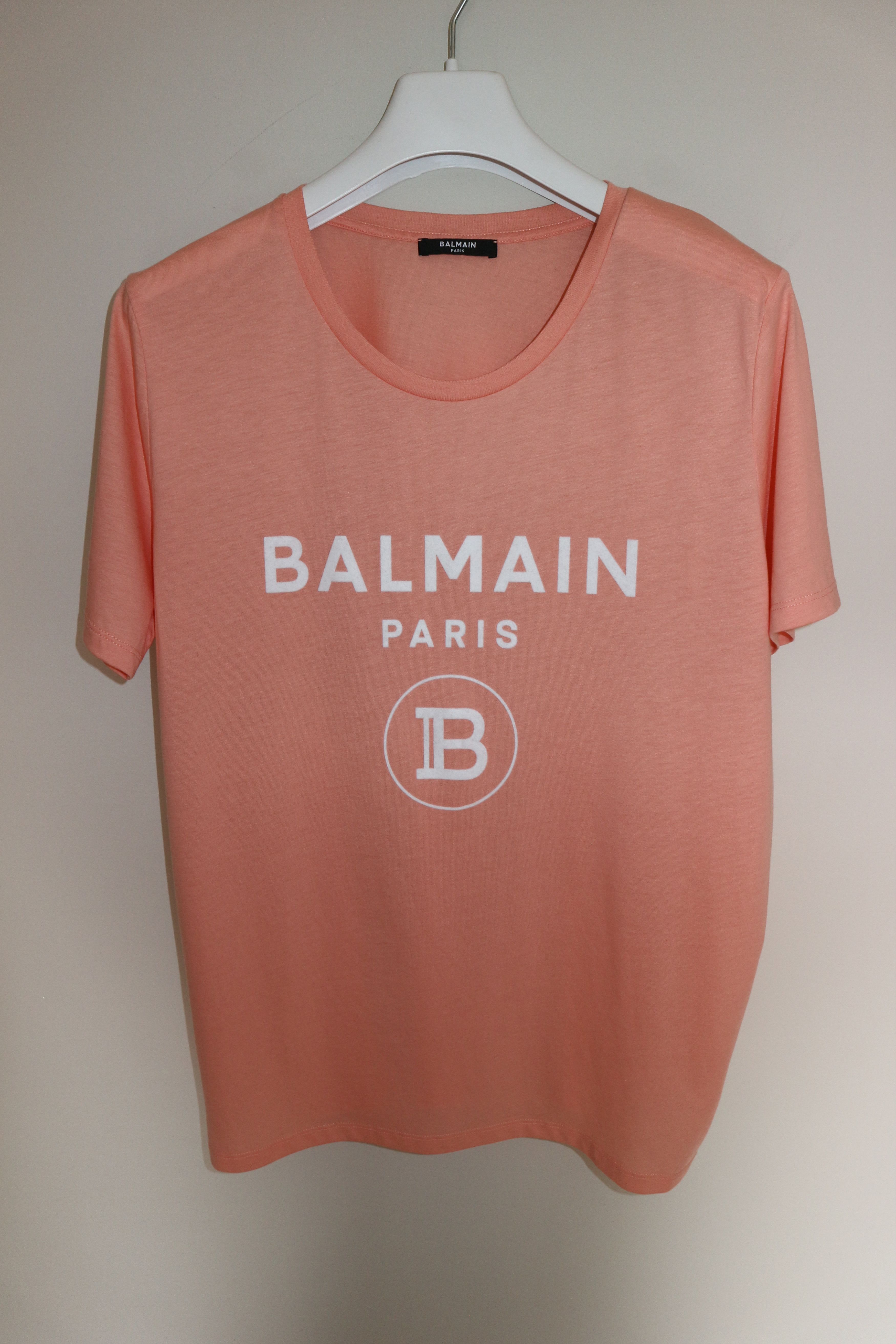 Balmain Flock print tshirt Size M / US 6-8 / IT 42-44 - 1 Thumbnail