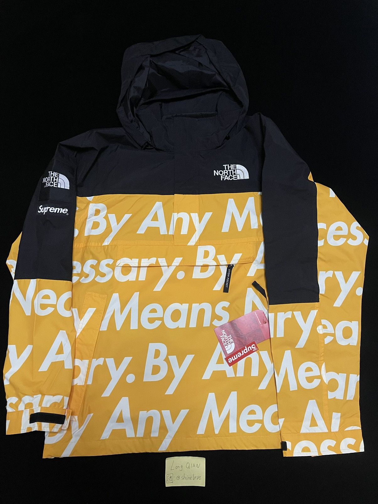 Supreme × The North Face Supreme tnf north bamn by any means yellow pullover Jacket Size US M / EU 48-50 / 2 - 1 Thumbnail