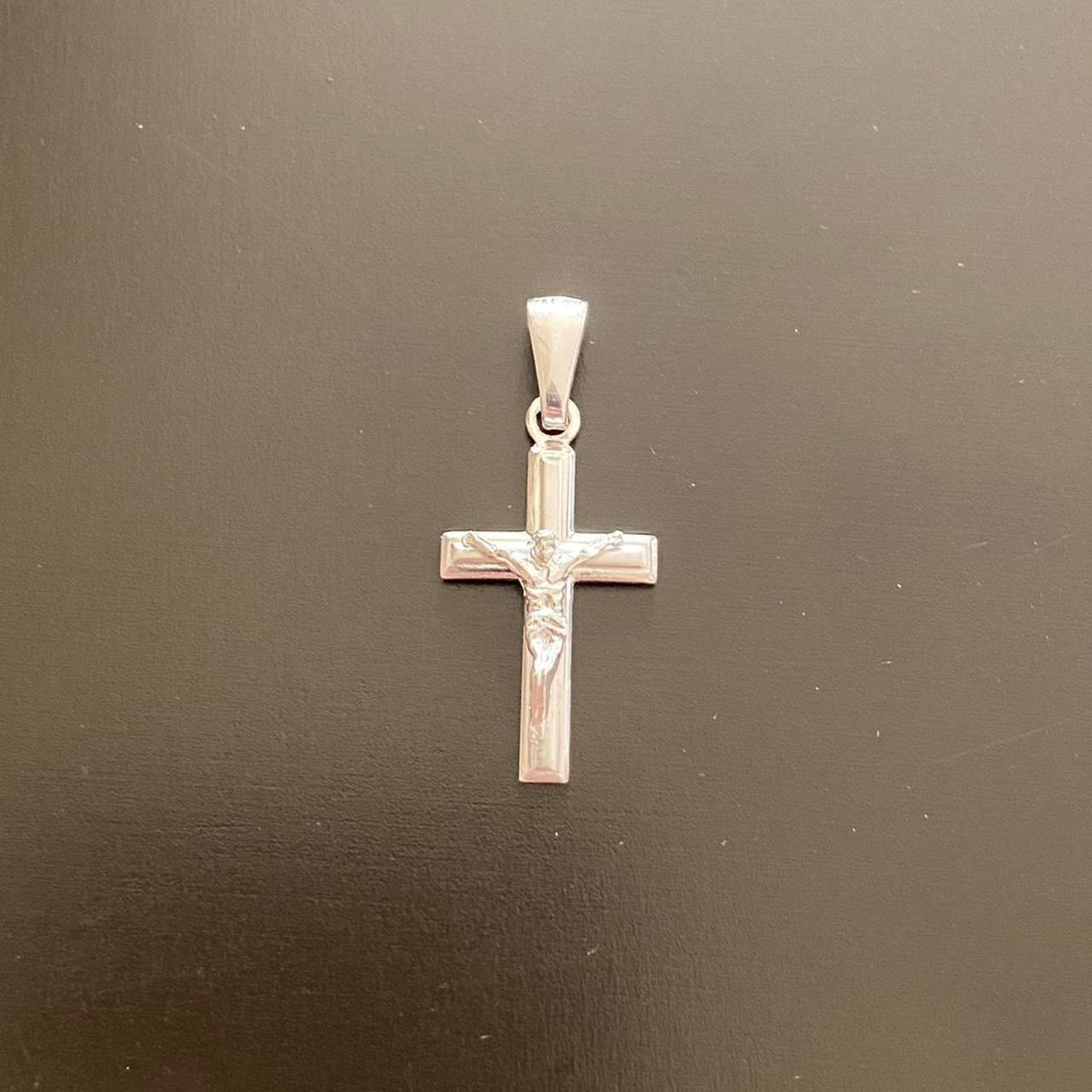Jewelry Solid Silver Pendant Silver Cross Size ONE SIZE - 1 Thumbnail