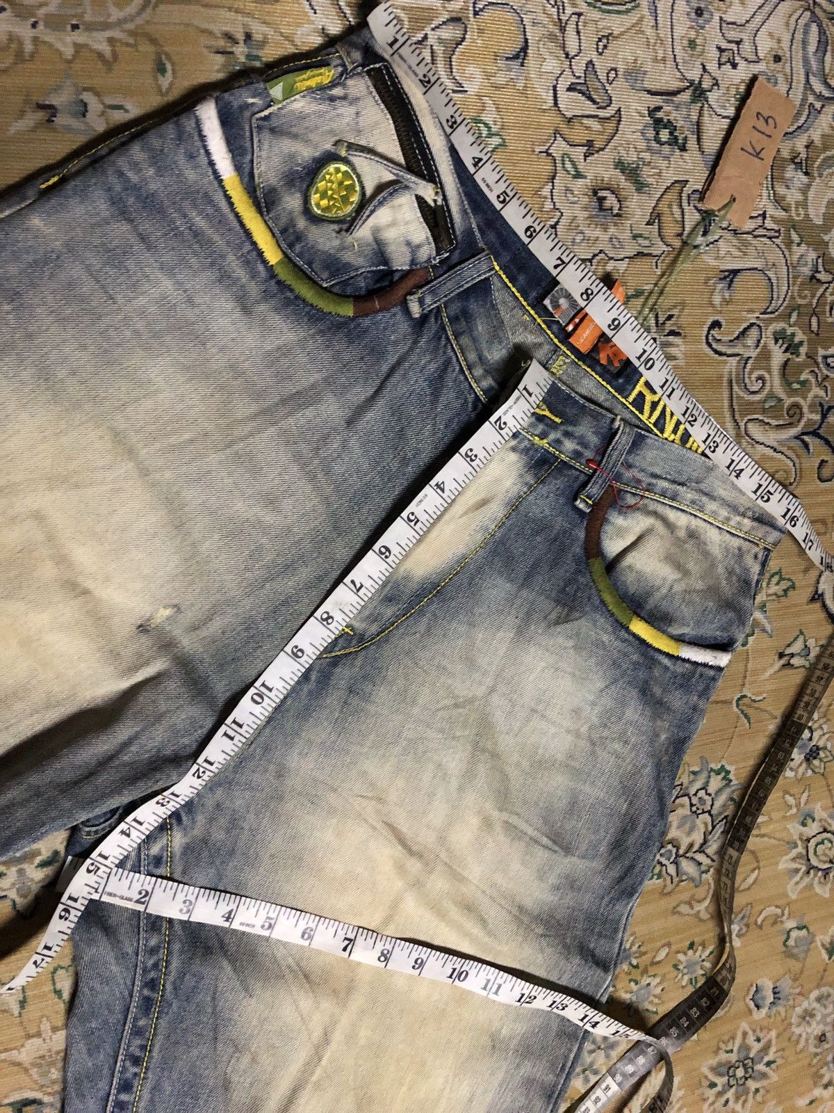Akademiks BAGGY LOOSE RUSTY DENIM BY AKADEMIKS Size US 32 / EU 48 - 11 Thumbnail