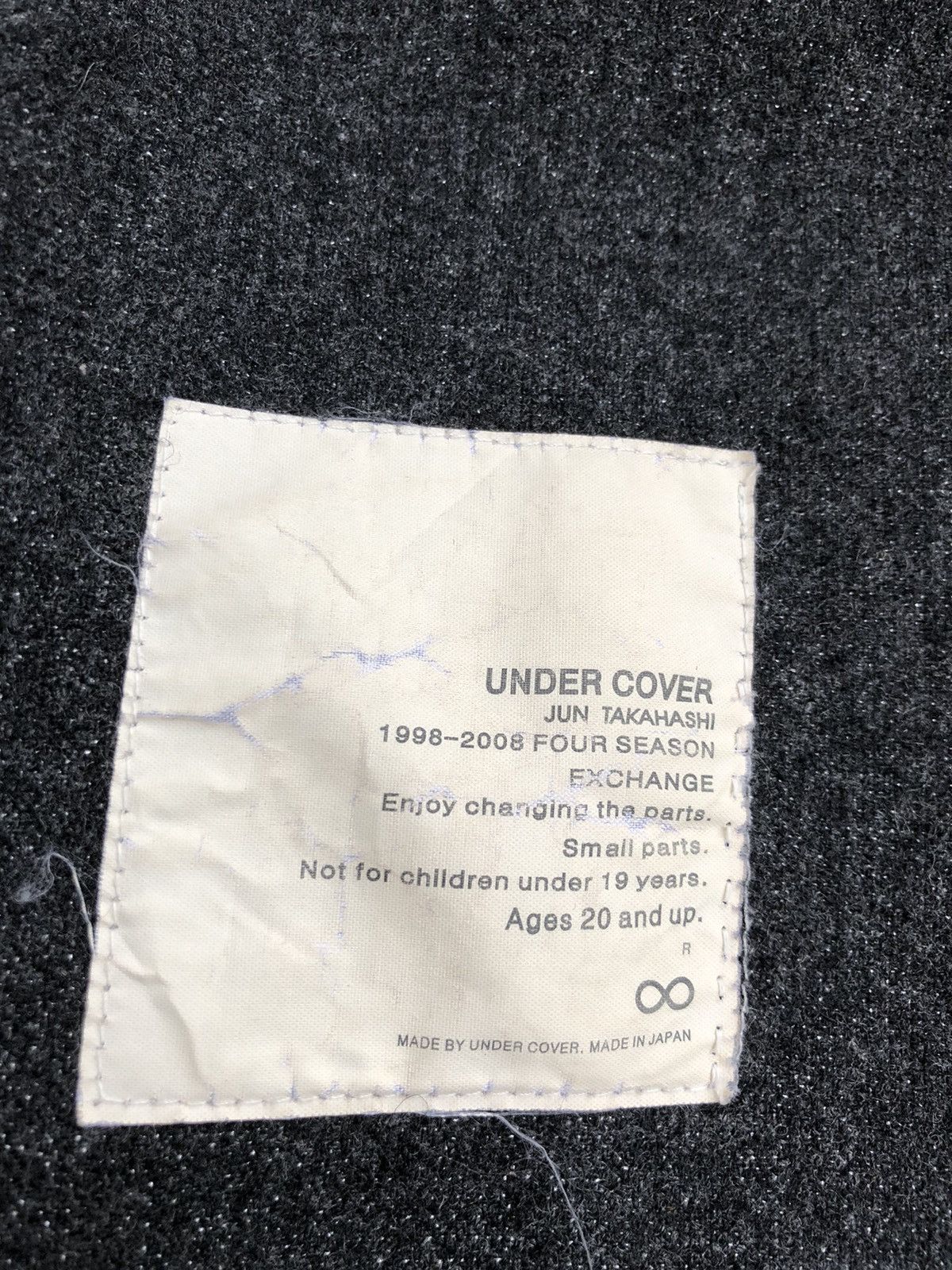 Jun Takahashi × Undercover Undercover Jun Takahashi Hybrid Faux Leather Arm Front Tag Size US S / EU 44-46 / 1 - 5 Thumbnail