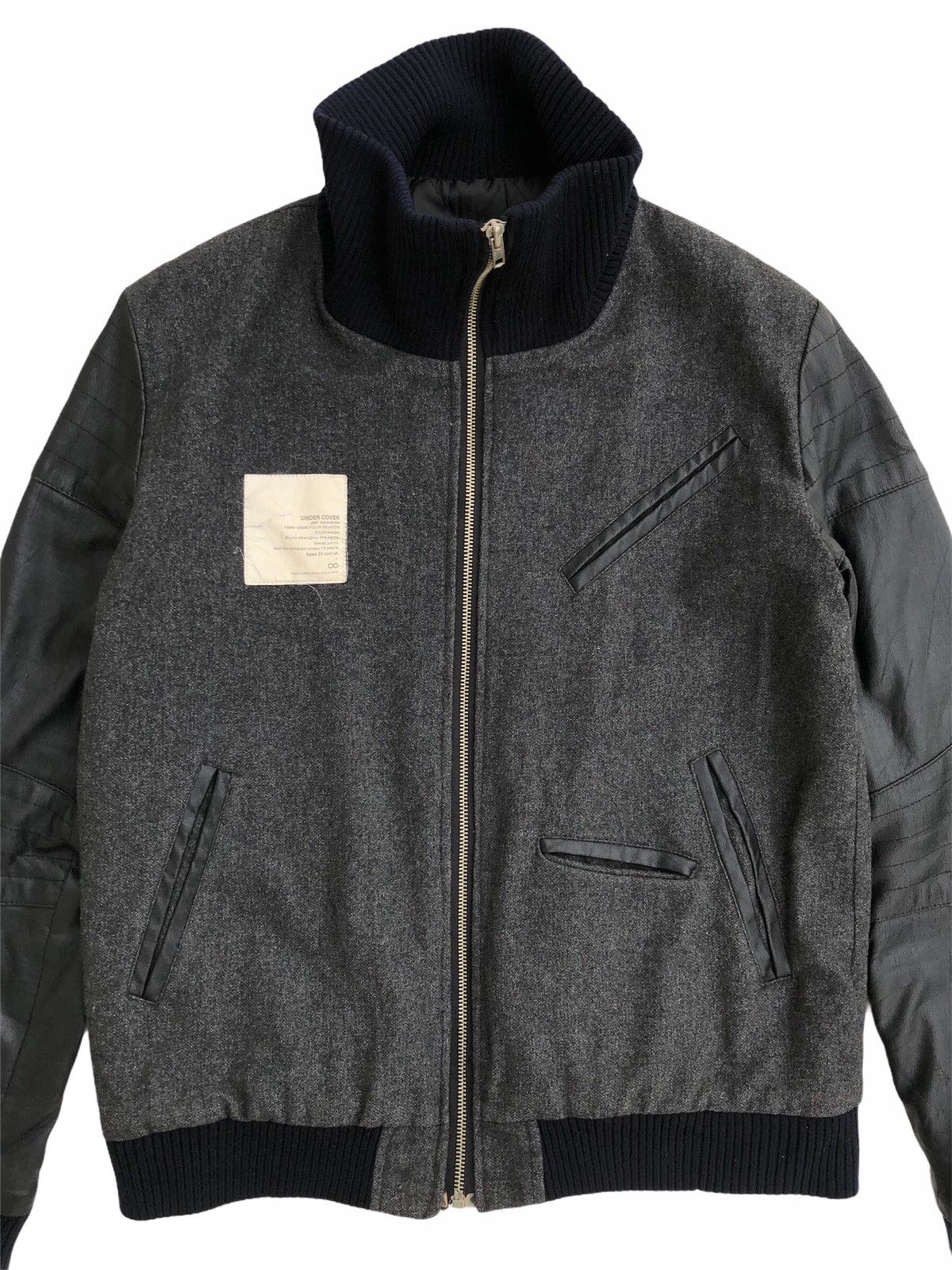 Jun Takahashi × Undercover Undercover Jun Takahashi Hybrid Faux Leather Arm Front Tag Size US S / EU 44-46 / 1 - 3 Thumbnail
