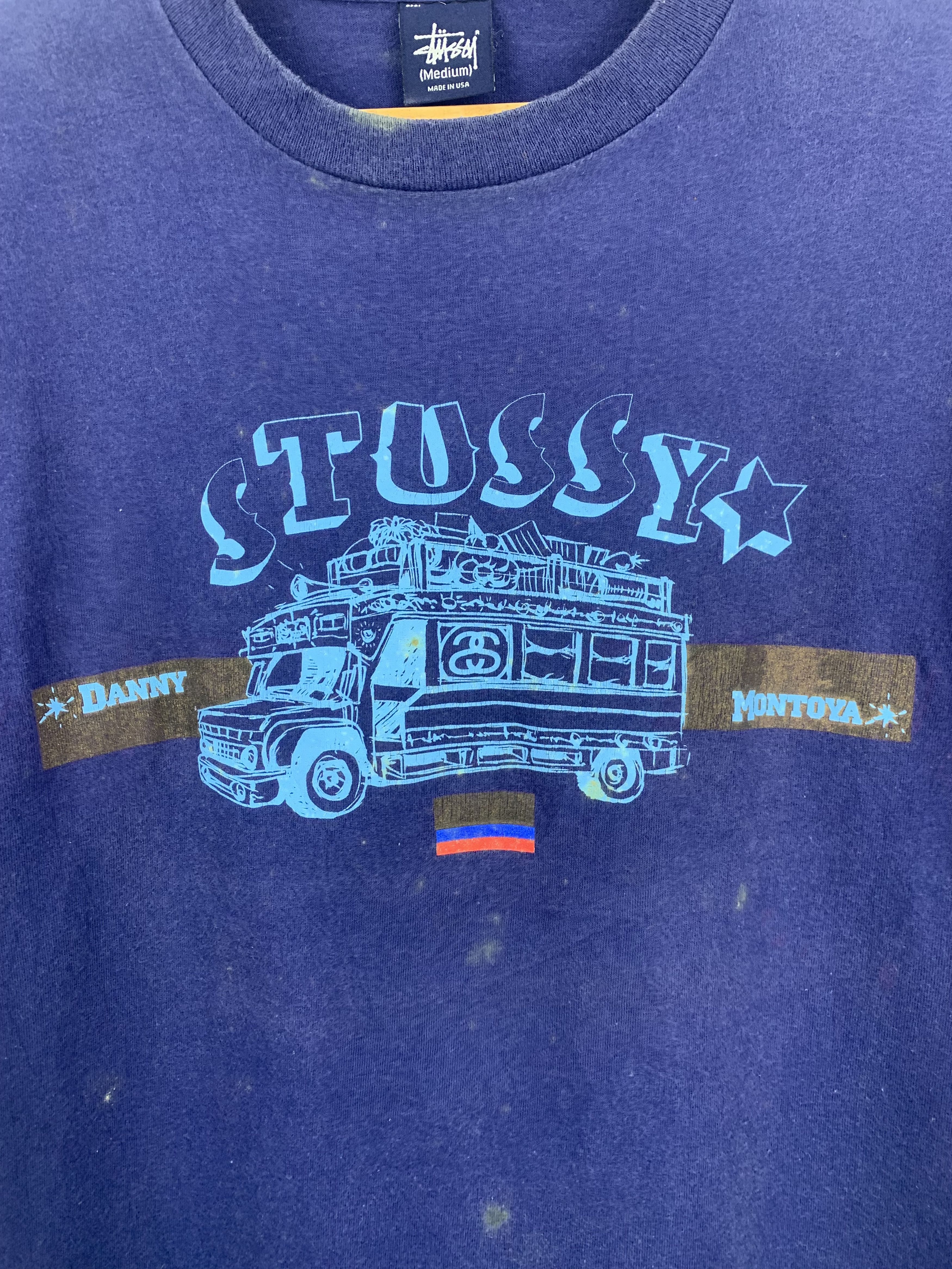Stussy Vintage 90s Stussy School Bus T Shirt TA0078 Size US M / EU 48-50 / 2 - 7 Thumbnail