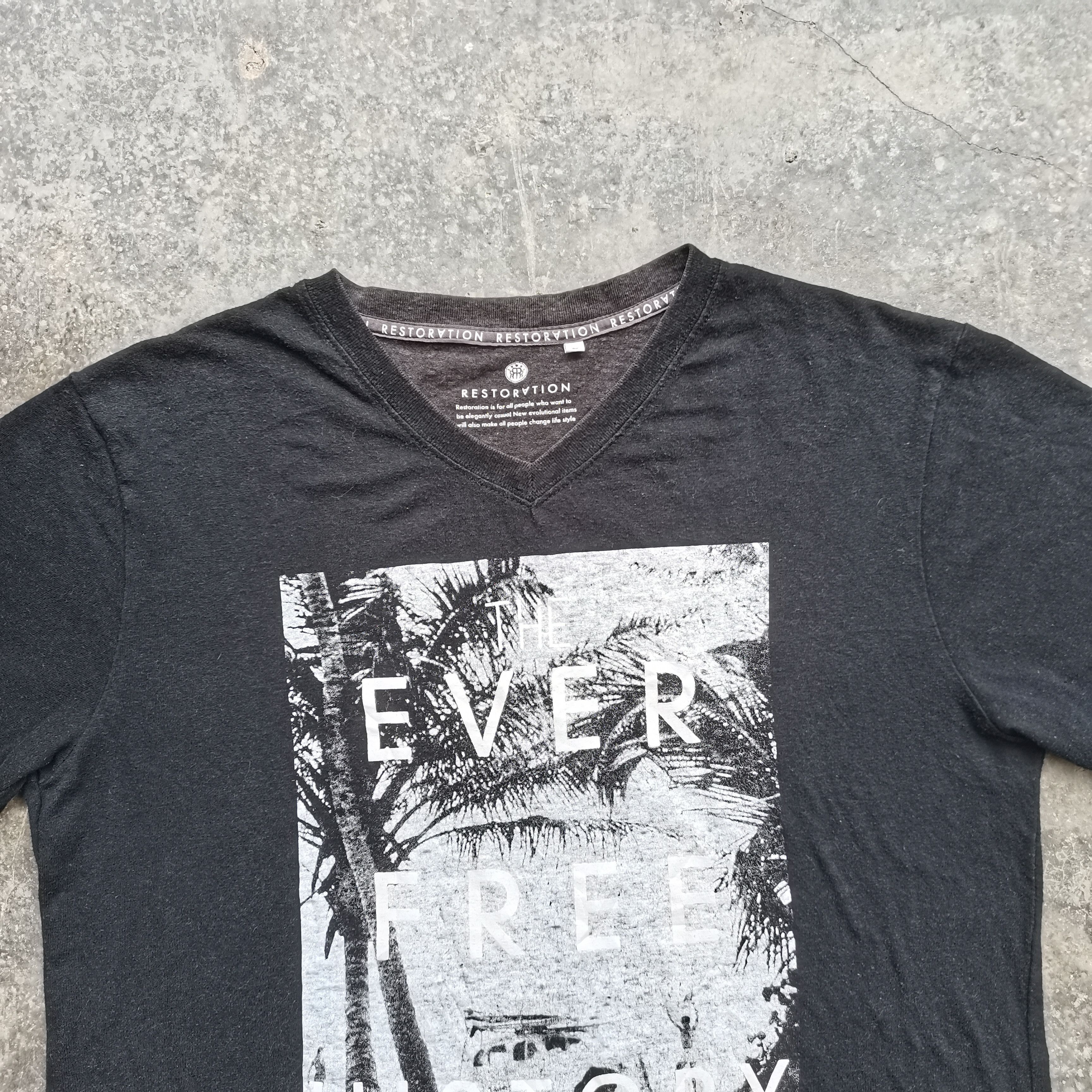 Restoration × Vintage Vintage Restoration Black Short Sleeve Shirt Size US L / EU 52-54 / 3 - 3 Thumbnail