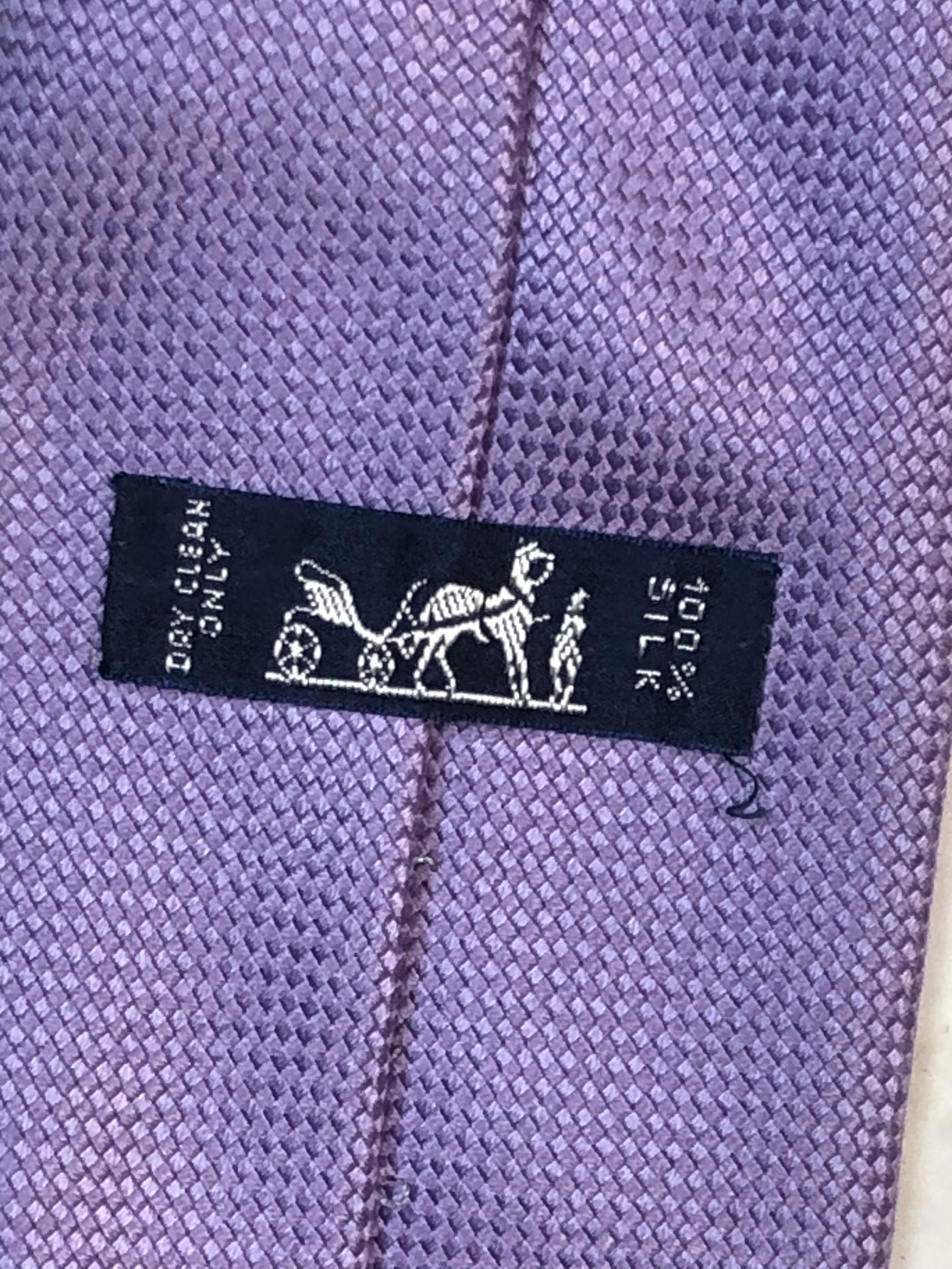 Hermes Hermes Silk Tie Size ONE SIZE - 3 Thumbnail