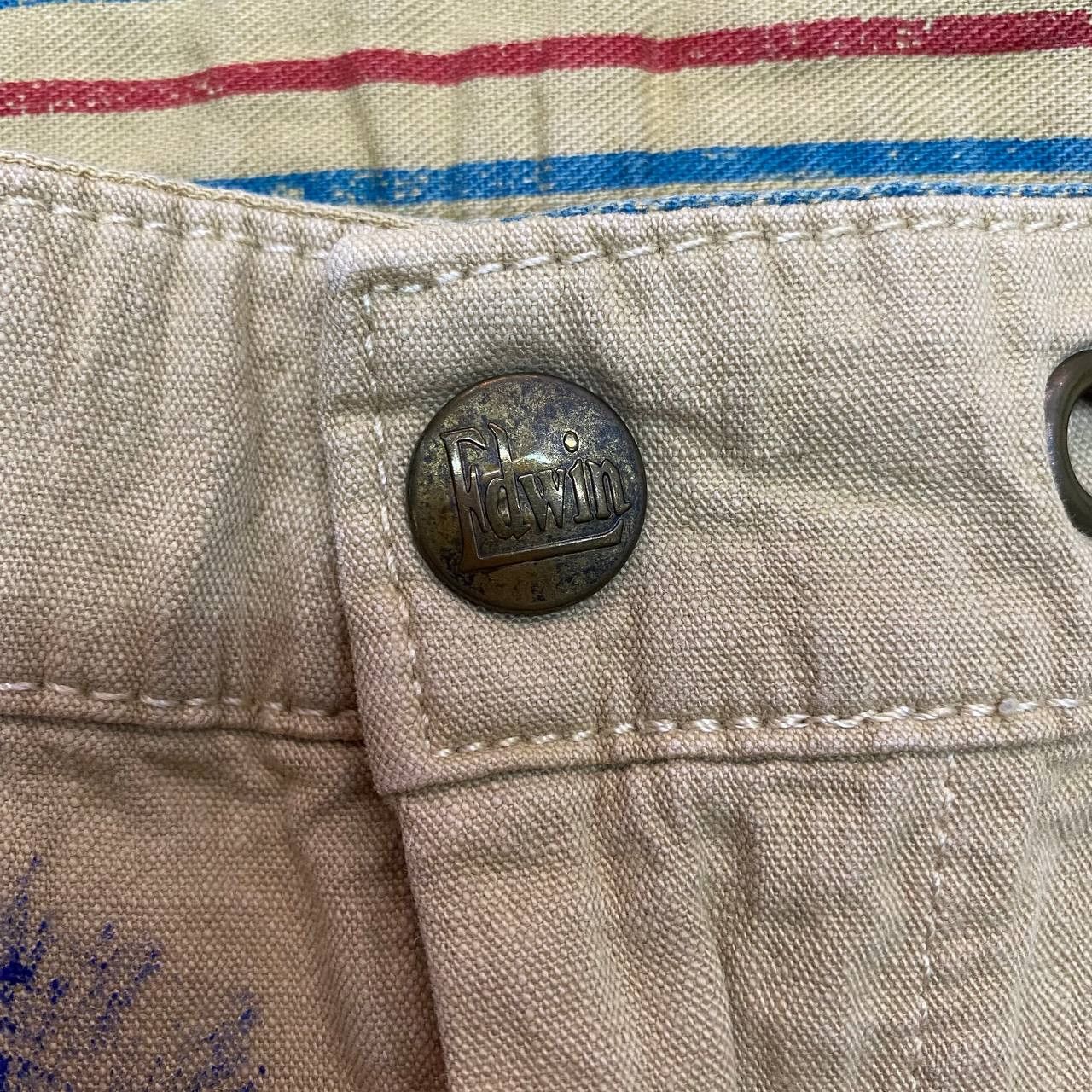 Edwin × Japanese Brand X414 JAPAN EDWIN DUNGAREE PAINTER PANTS Size US 32 / EU 48 - 5 Thumbnail