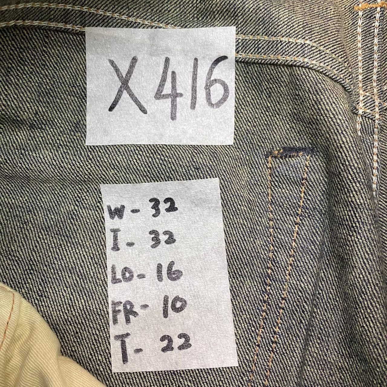 Edwin × Japanese Brand X416 JAPAN EDWIN 503 VINTAGE PAINER DENIM Size US 32 / EU 48 - 10 Thumbnail