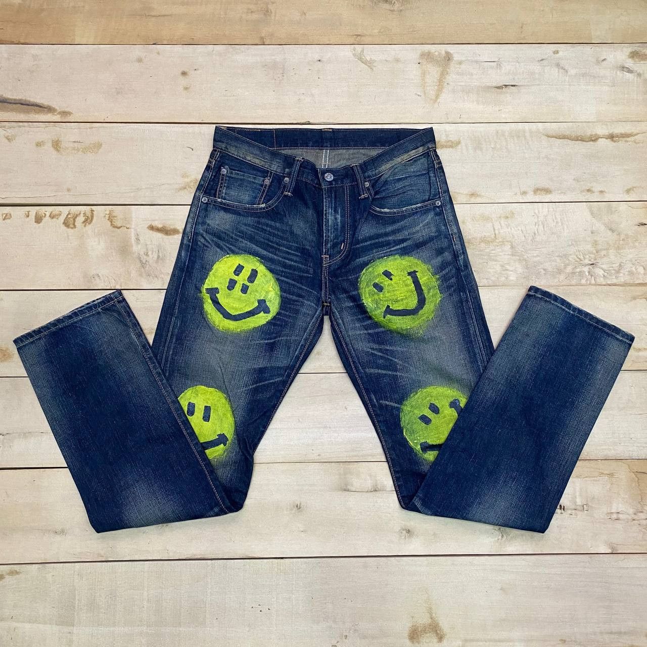 Edwin × Japanese Brand X416 JAPAN EDWIN 503 VINTAGE PAINER DENIM Size US 32 / EU 48 - 1 Thumbnail