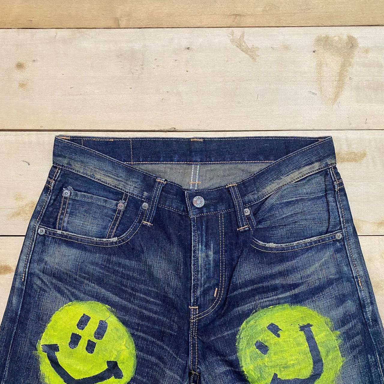 Edwin × Japanese Brand X416 JAPAN EDWIN 503 VINTAGE PAINER DENIM Size US 32 / EU 48 - 2 Thumbnail