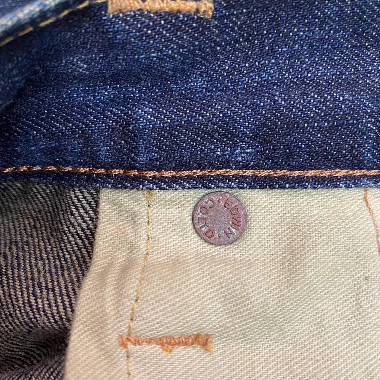 Edwin × Japanese Brand X416 JAPAN EDWIN 503 VINTAGE PAINER DENIM Size US 32 / EU 48 - 6 Thumbnail