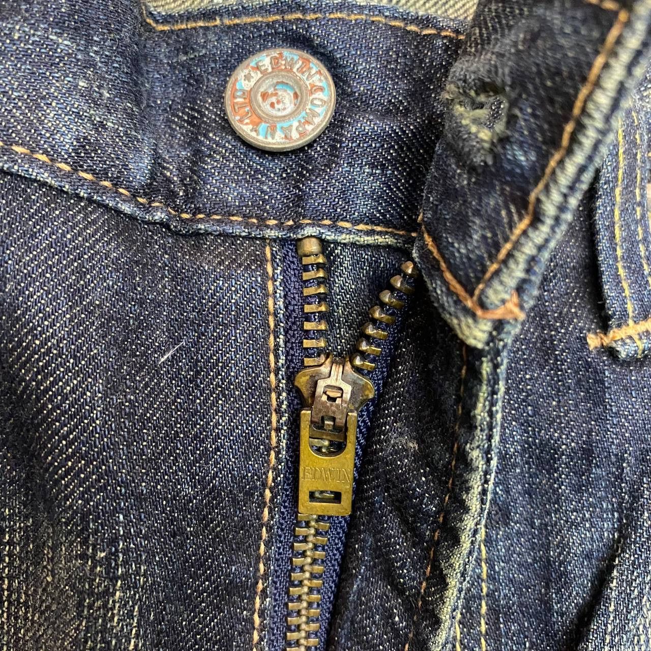 Edwin × Japanese Brand X416 JAPAN EDWIN 503 VINTAGE PAINER DENIM Size US 32 / EU 48 - 5 Thumbnail