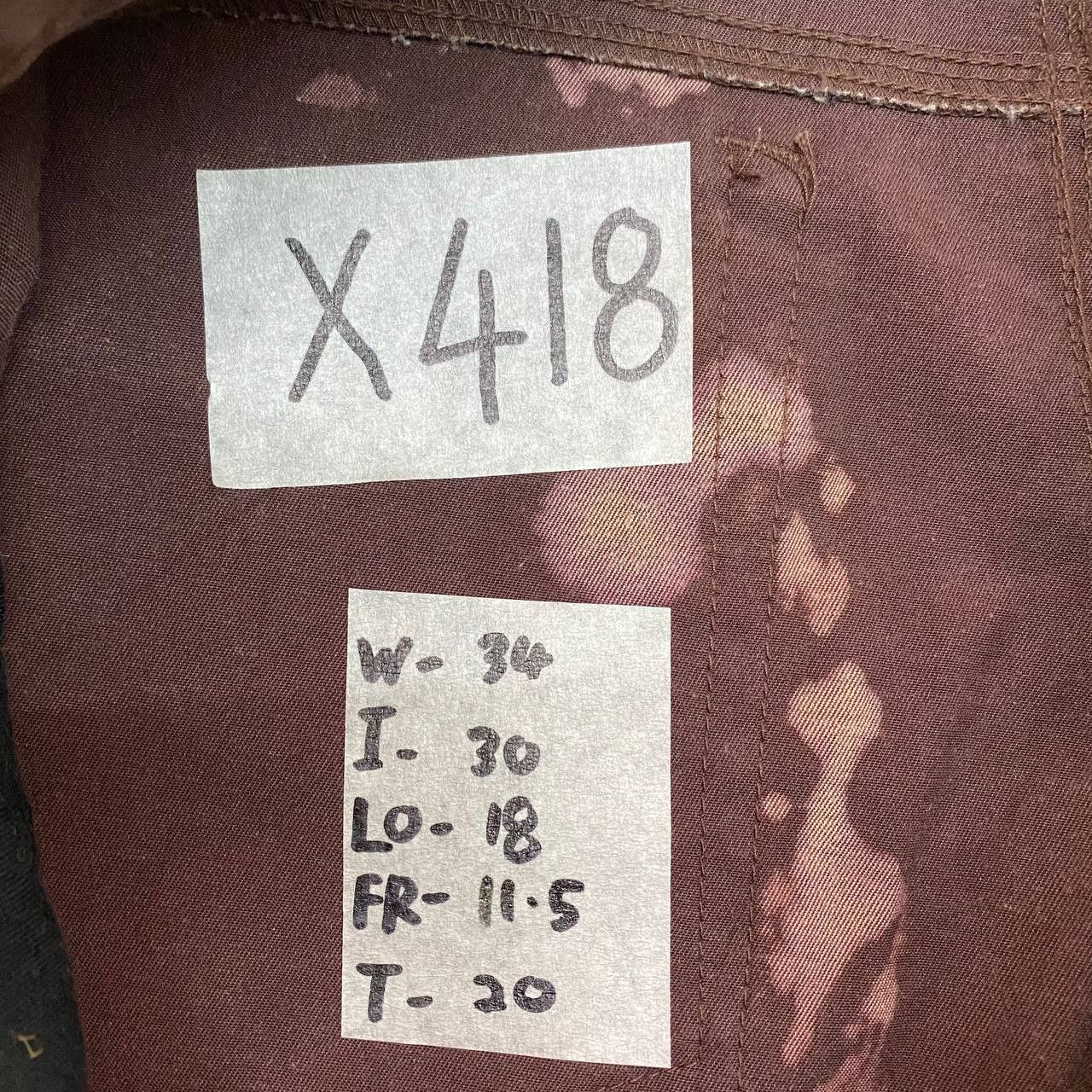 Blue Blue Japan × Japanese Brand X418 JAPAN BLUE WAY JEANS ACID WASH Size US 34 / EU 50 - 8 Thumbnail