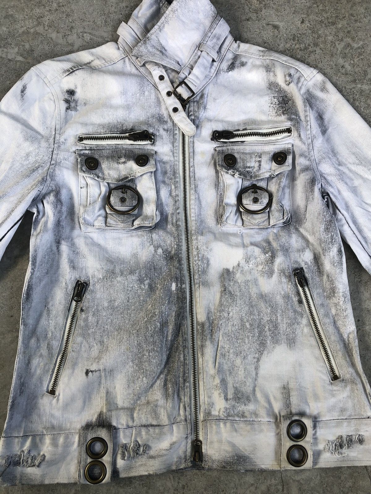 In The Attic In the attic Jacket Punk Style Distresssed Denim Size US L / EU 52-54 / 3 - 10 Thumbnail