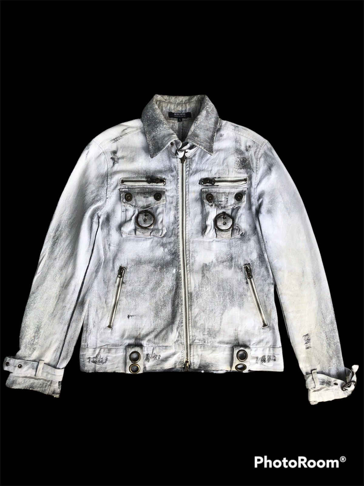 In The Attic In the attic Jacket Punk Style Distresssed Denim Size US L / EU 52-54 / 3 - 1 Thumbnail