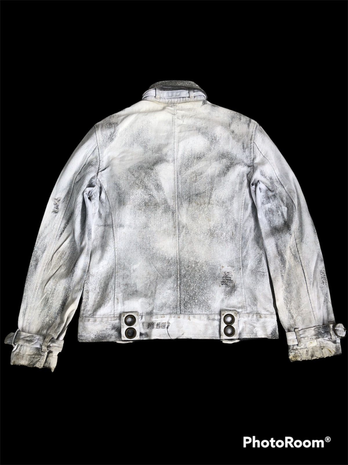 In The Attic In the attic Jacket Punk Style Distresssed Denim Size US L / EU 52-54 / 3 - 2 Thumbnail