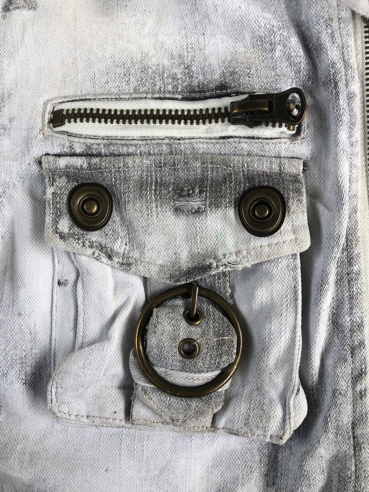 In The Attic In the attic Jacket Punk Style Distresssed Denim Size US L / EU 52-54 / 3 - 18 Thumbnail