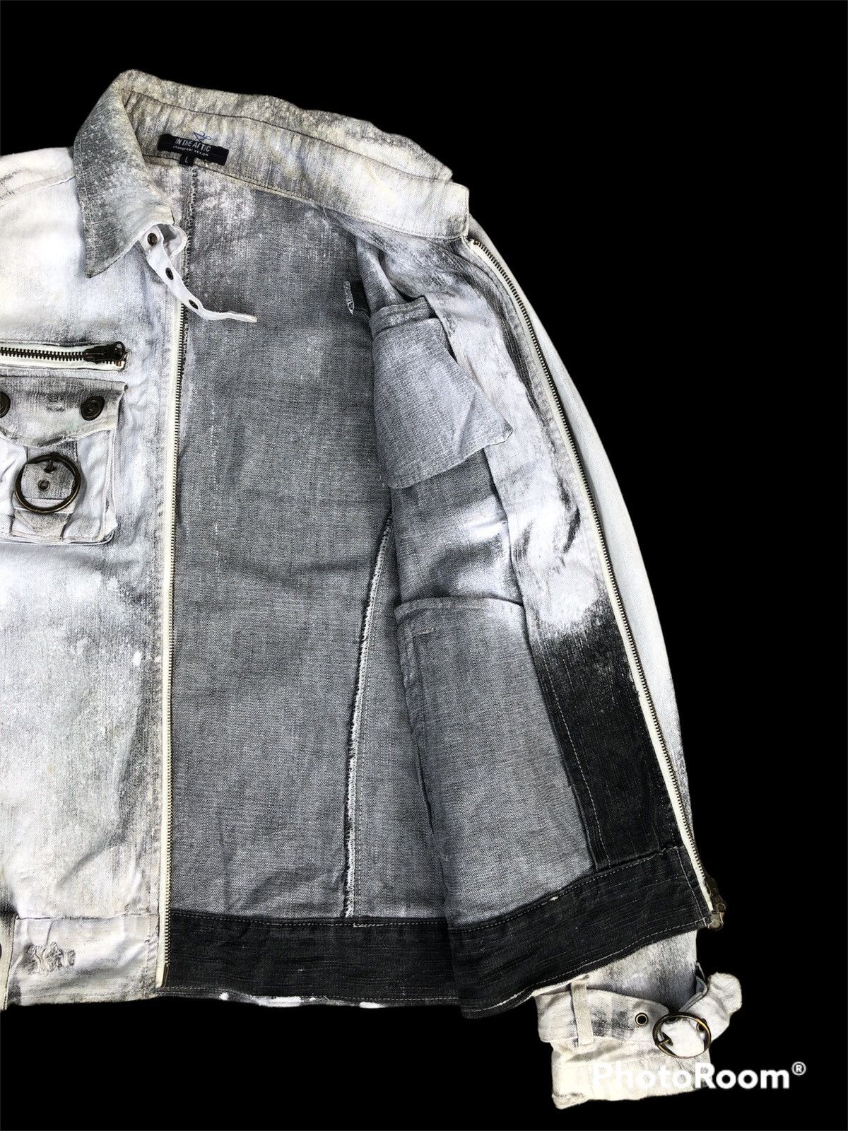 In The Attic In the attic Jacket Punk Style Distresssed Denim Size US L / EU 52-54 / 3 - 6 Thumbnail