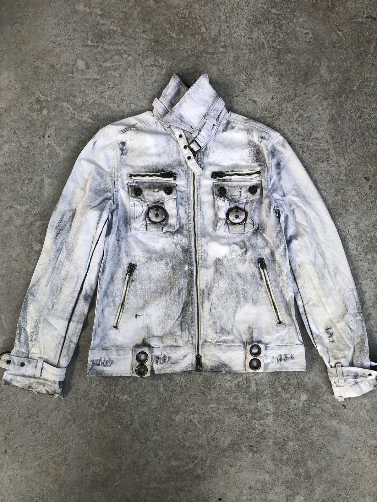 In The Attic In the attic Jacket Punk Style Distresssed Denim Size US L / EU 52-54 / 3 - 7 Thumbnail