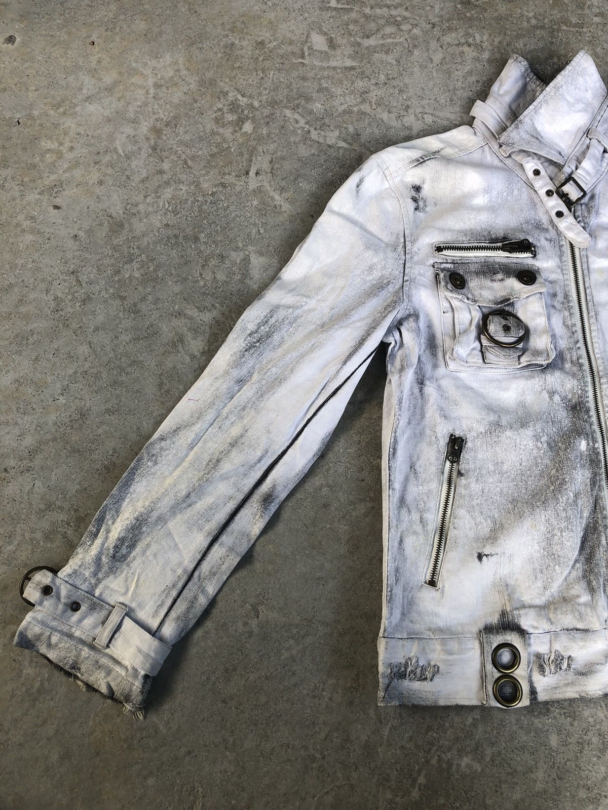 In The Attic In the attic Jacket Punk Style Distresssed Denim Size US L / EU 52-54 / 3 - 9 Thumbnail