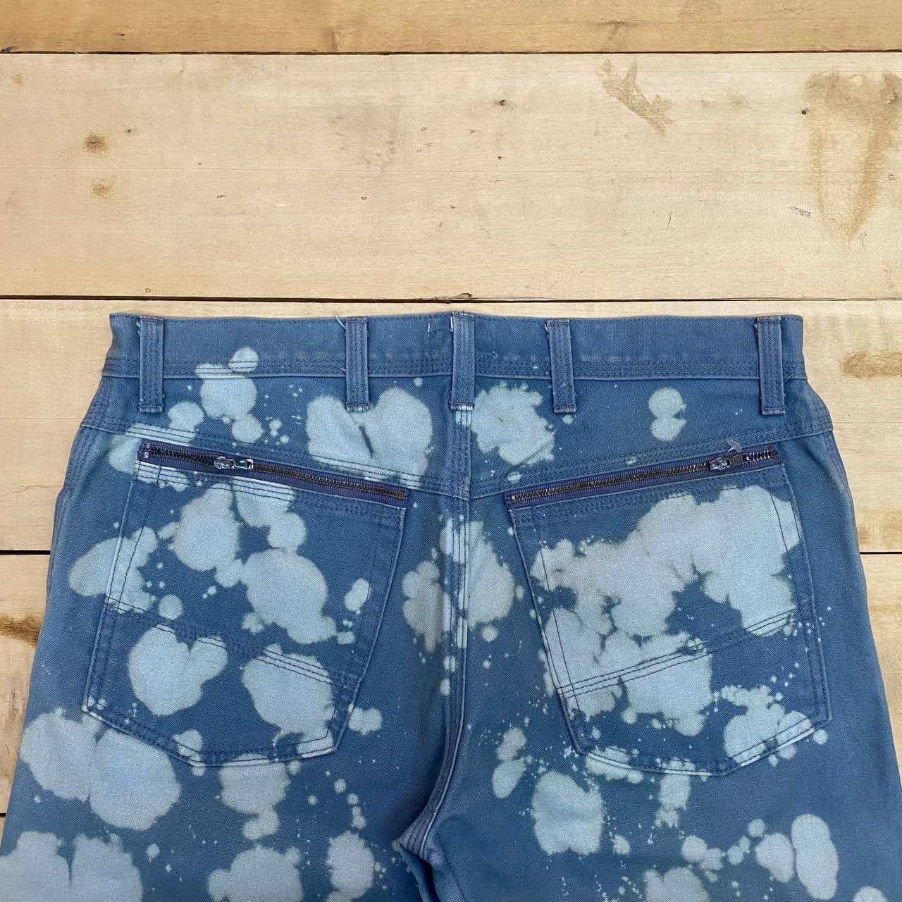 Paul Smith X421 PAUL SMITH LONDON ACID WASH ANKLE PANTS Size US 32 / EU 48 - 2 Thumbnail