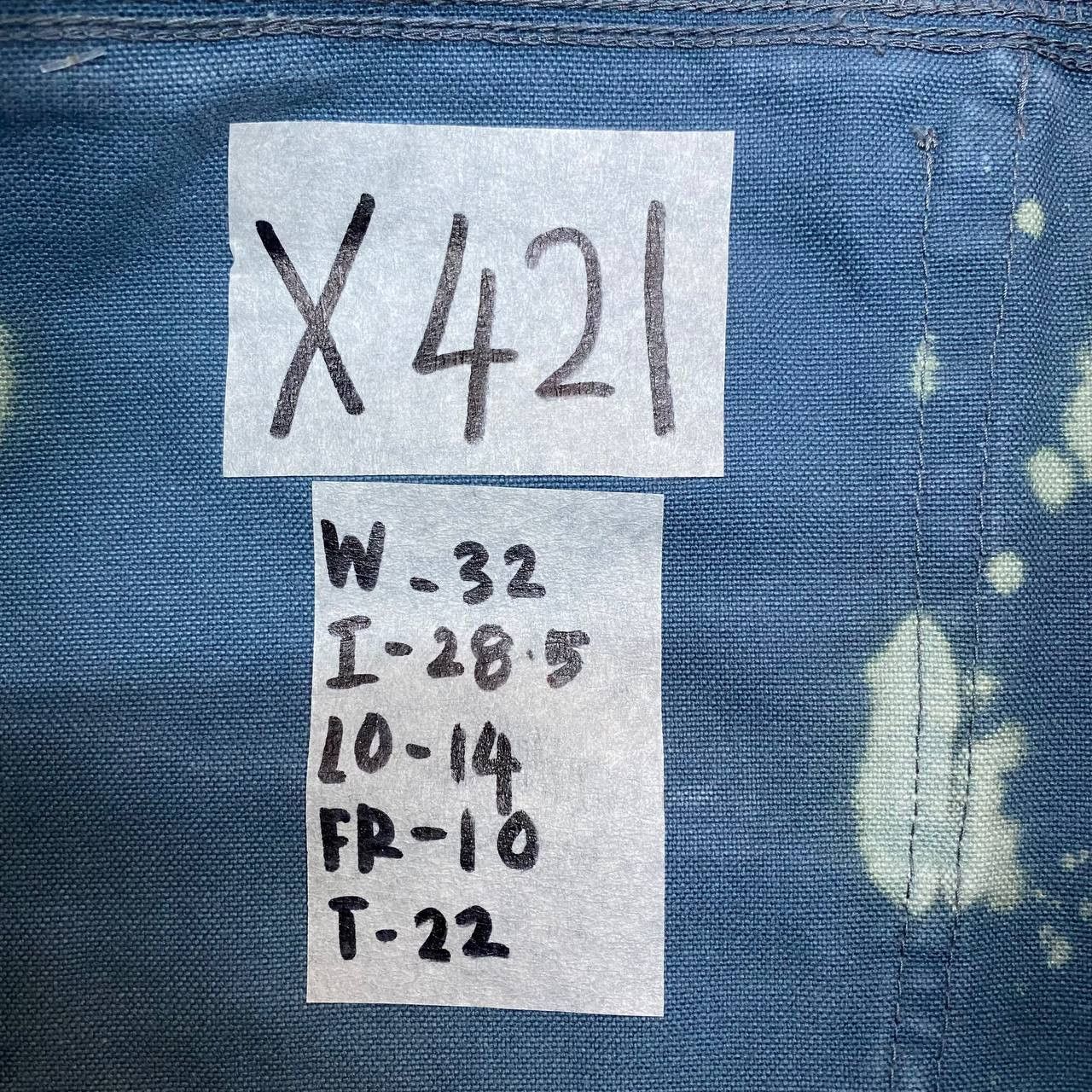 Paul Smith X421 PAUL SMITH LONDON ACID WASH ANKLE PANTS Size US 32 / EU 48 - 8 Thumbnail