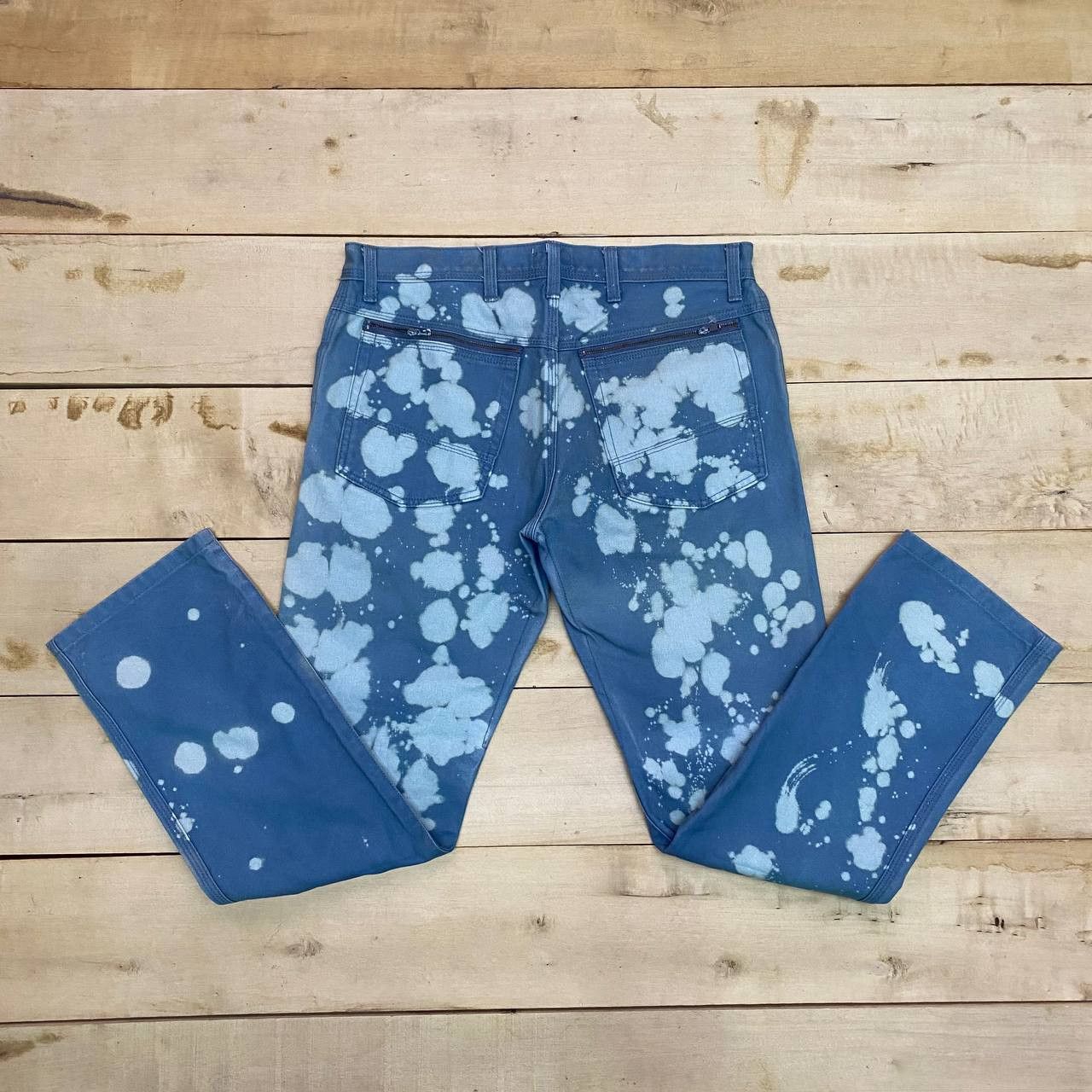 Paul Smith X421 PAUL SMITH LONDON ACID WASH ANKLE PANTS Size US 32 / EU 48 - 1 Thumbnail