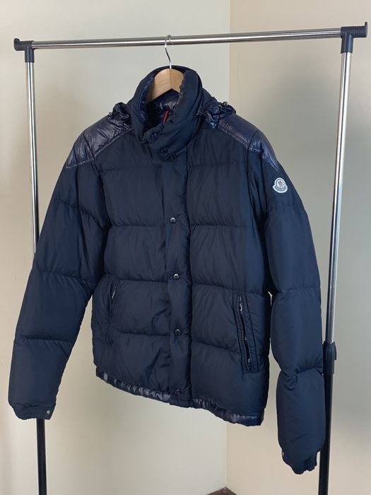 Moncler Moncler lacblanc blue hooded puffer jacket | Grailed