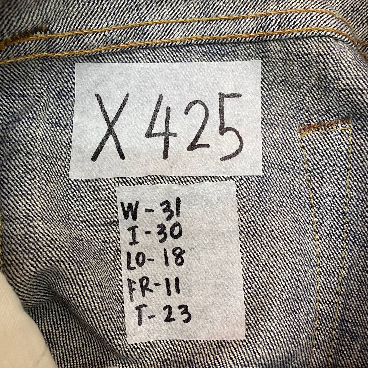 Blue Blue Japan × Japanese Brand X425 JAPAN BLUE WAY VTG STRIPED FLARED DENIM Size US 31 - 10 Thumbnail