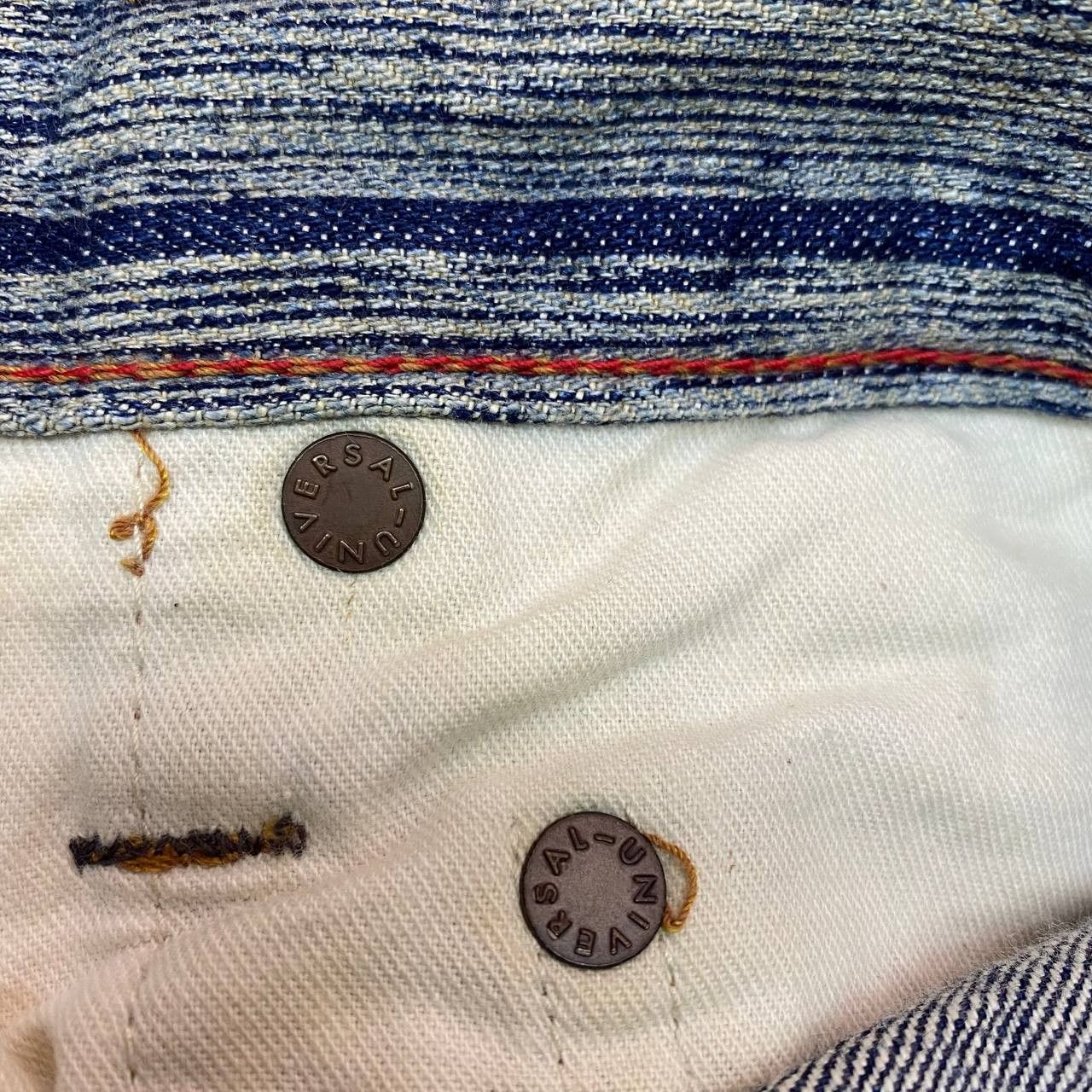Blue Blue Japan × Japanese Brand X425 JAPAN BLUE WAY VTG STRIPED FLARED DENIM Size US 31 - 9 Thumbnail