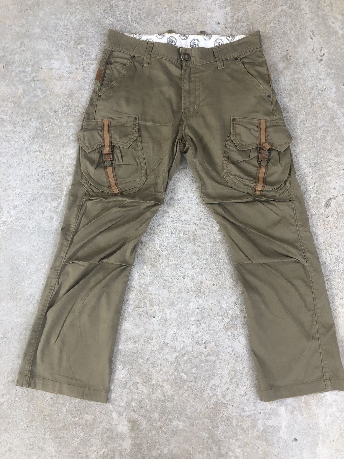 image of Edwin Cargo Pants Tactical Multipocket Sage in Green Sage, Men's (Size 35)