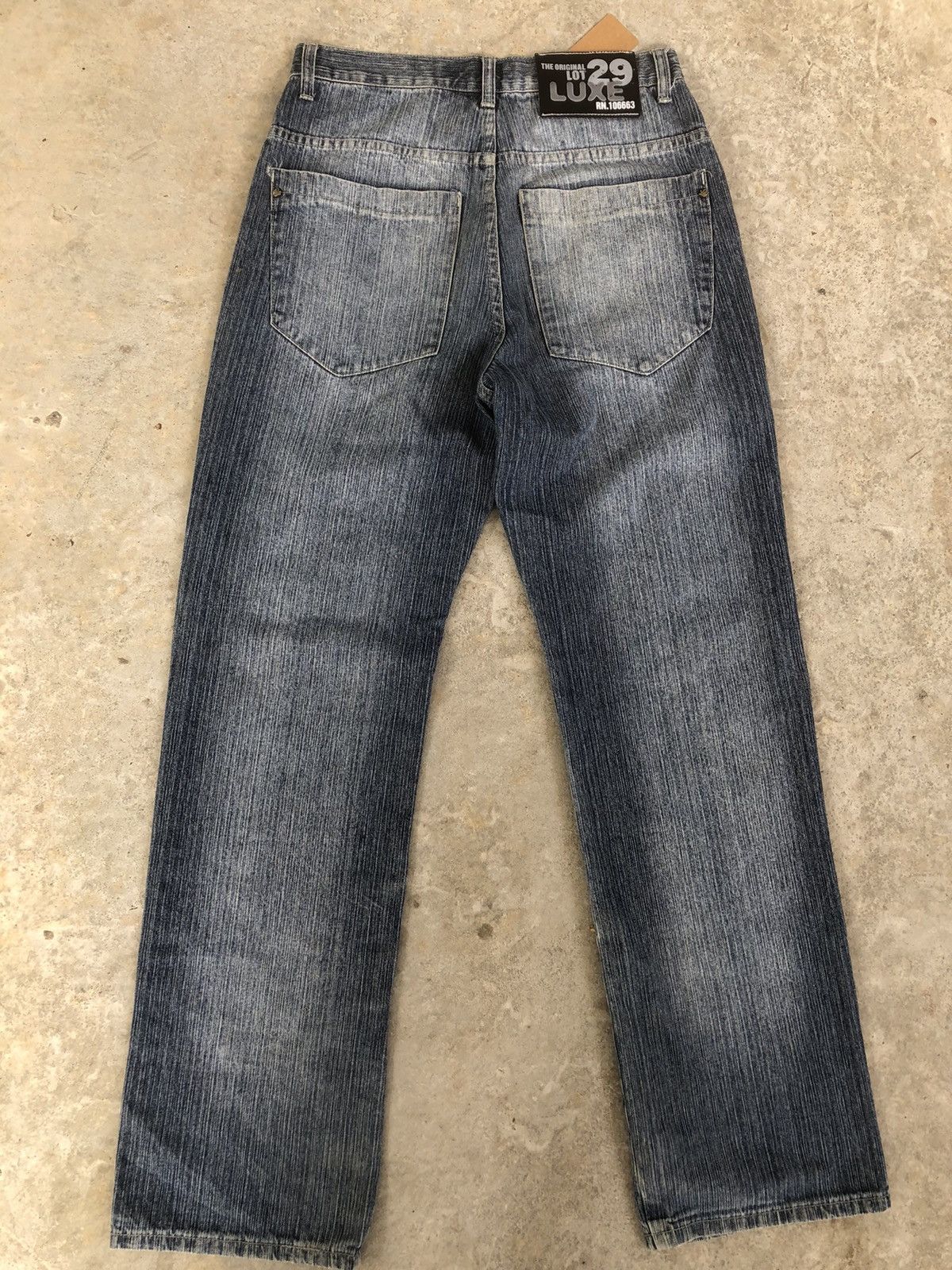 Japanese Brand Japanese Lot 29 Art Denim Paintes Jeans Baggy Jeans Size US 31 - 2 Thumbnail