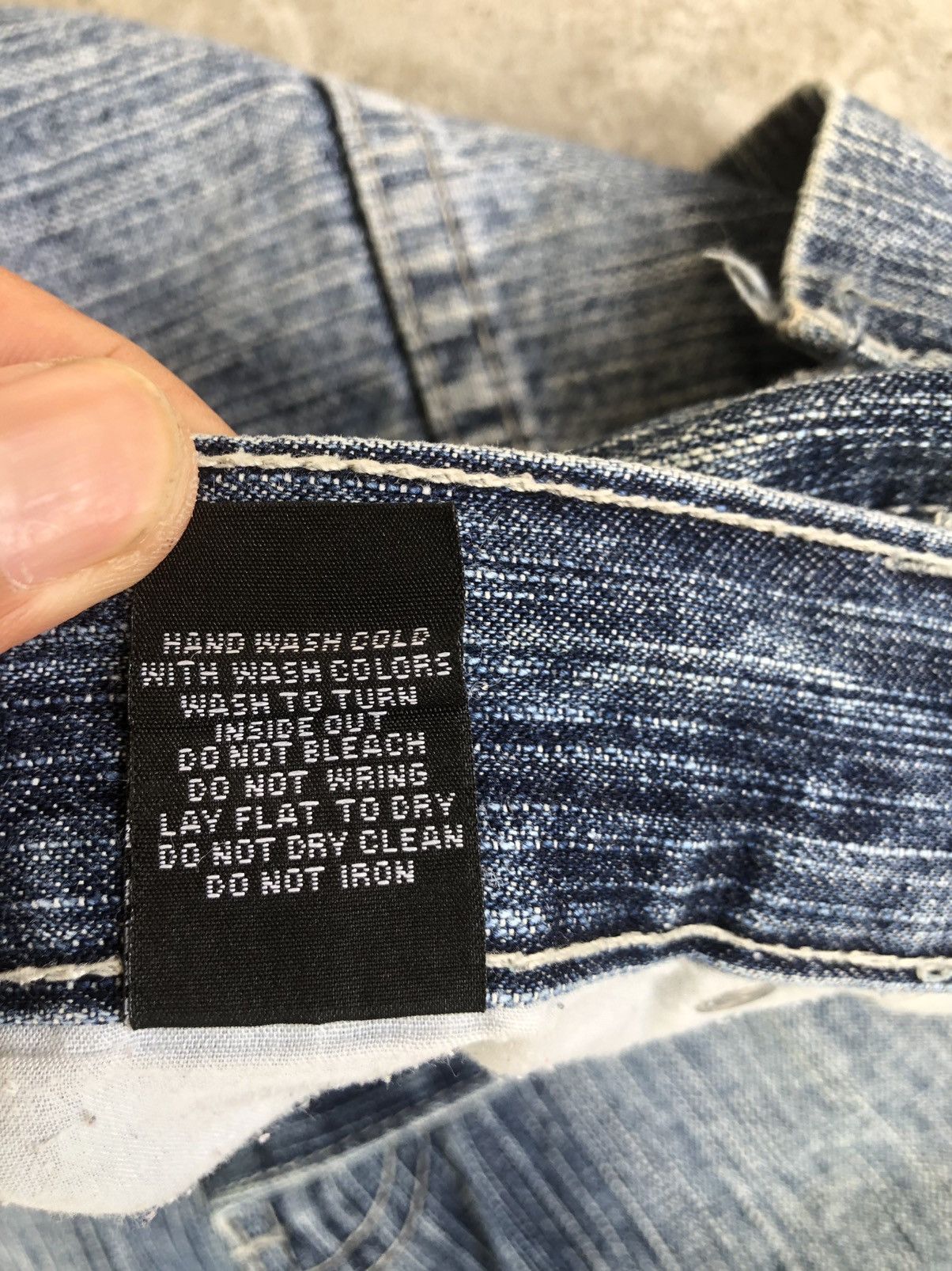 Japanese Brand Japanese Lot 29 Art Denim Paintes Jeans Baggy Jeans Size US 31 - 17 Thumbnail