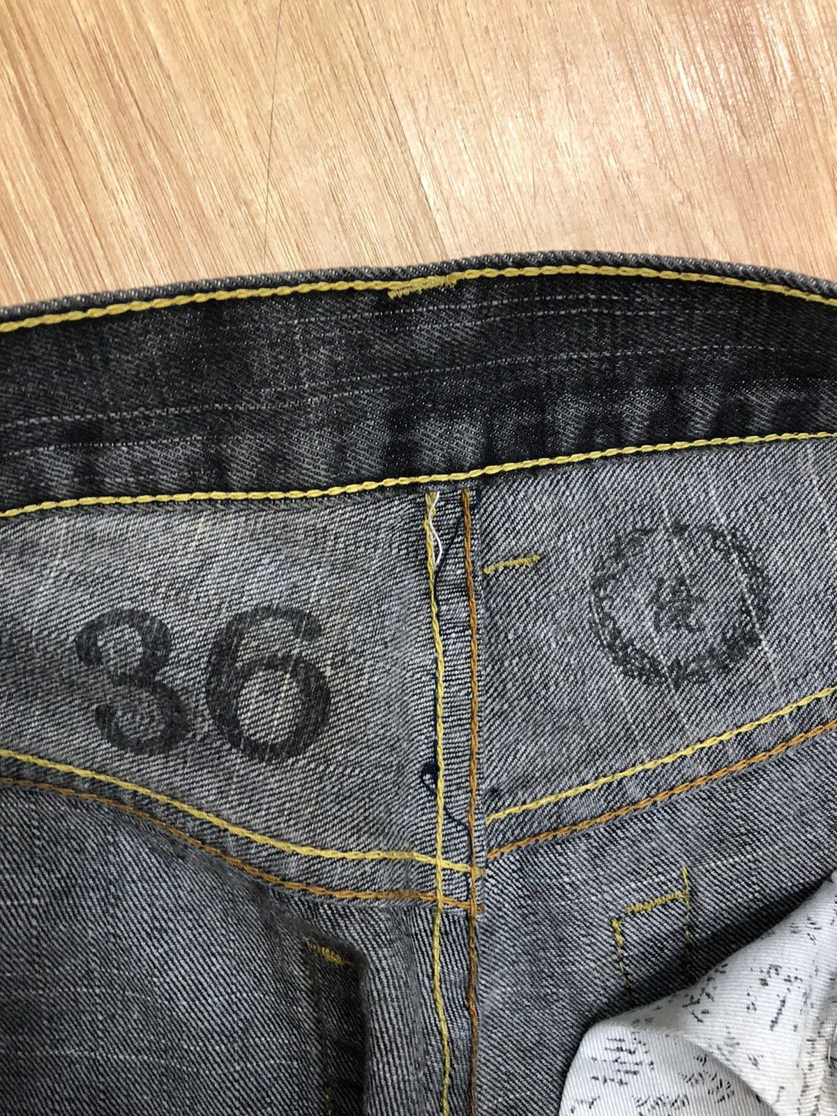 RMC Jeans Red Monkey Company Embroidered Jeans Size US 36 / EU 52 - 14 Thumbnail