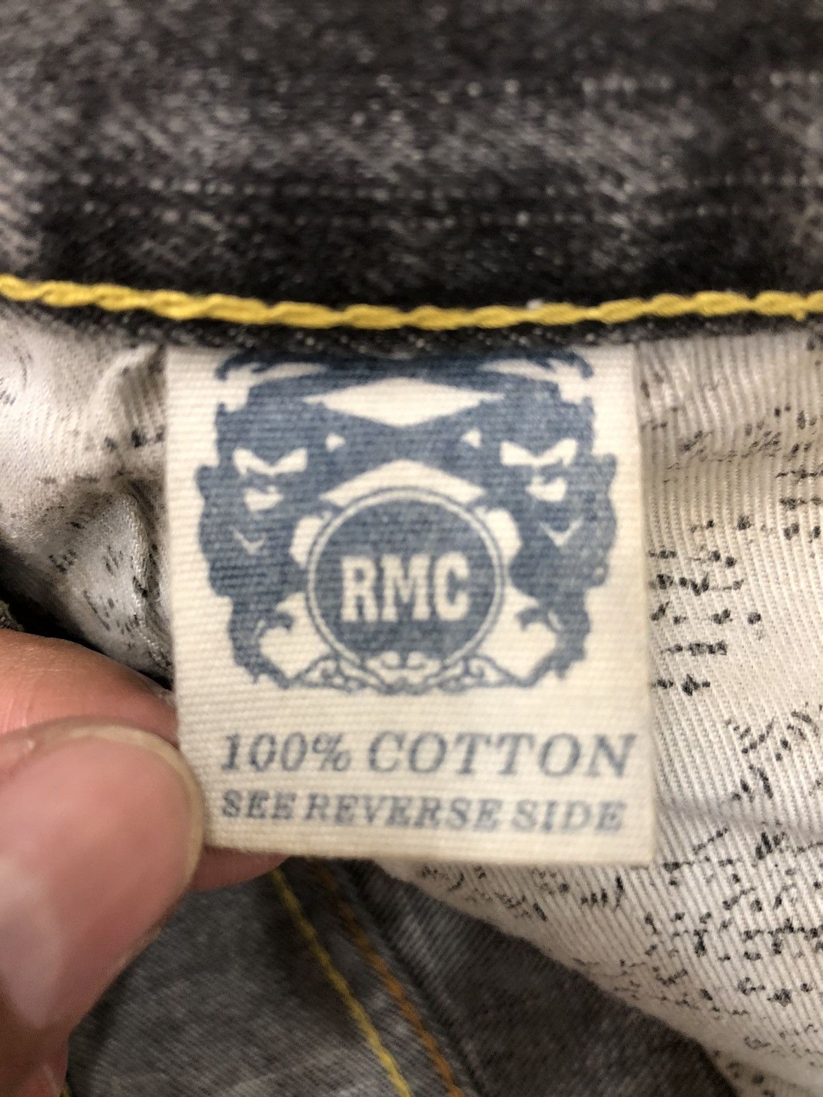 RMC Jeans Red Monkey Company Embroidered Jeans Size US 36 / EU 52 - 12 Thumbnail