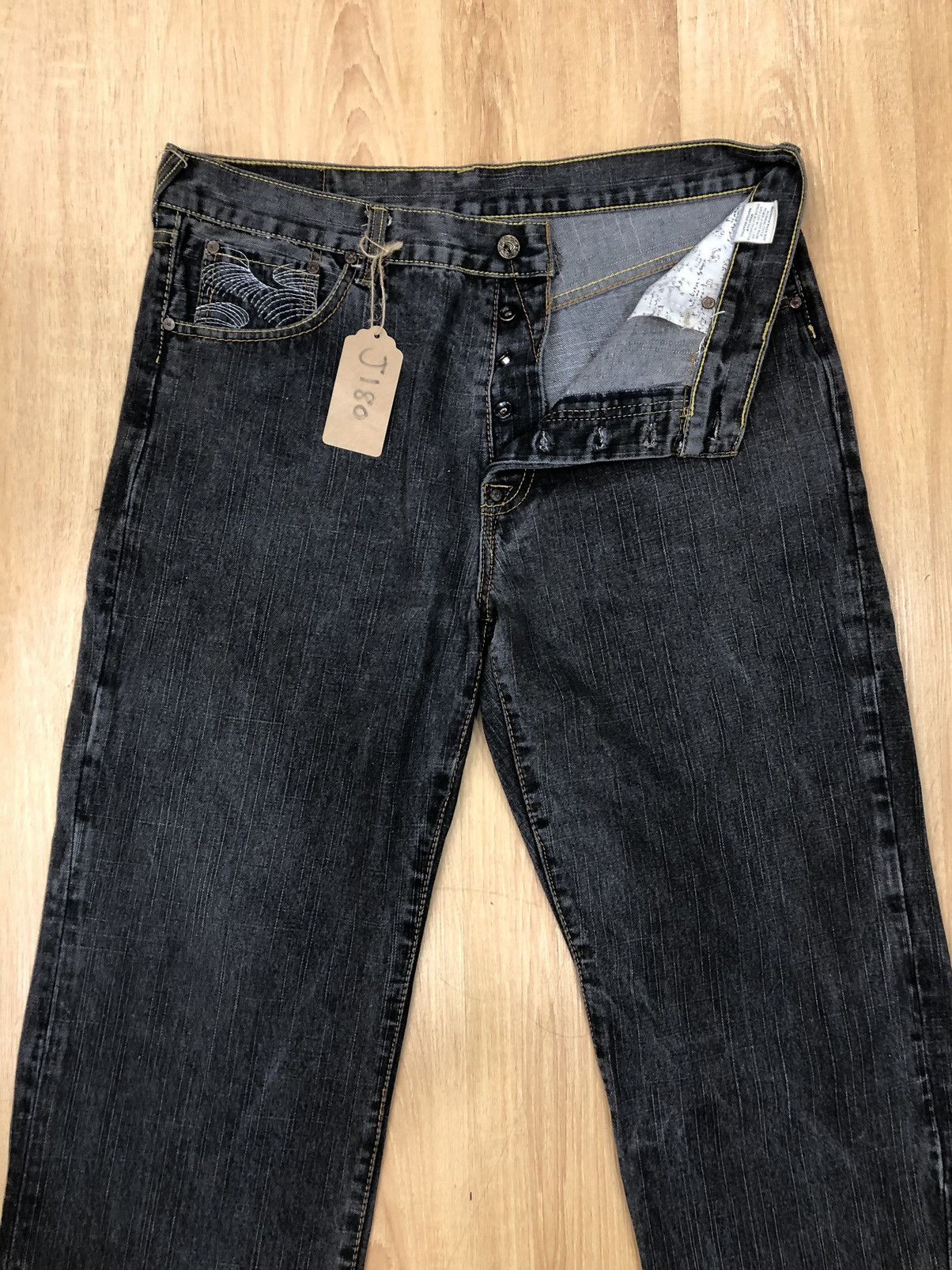 RMC Jeans Red Monkey Company Embroidered Jeans Size US 36 / EU 52 - 3 Thumbnail