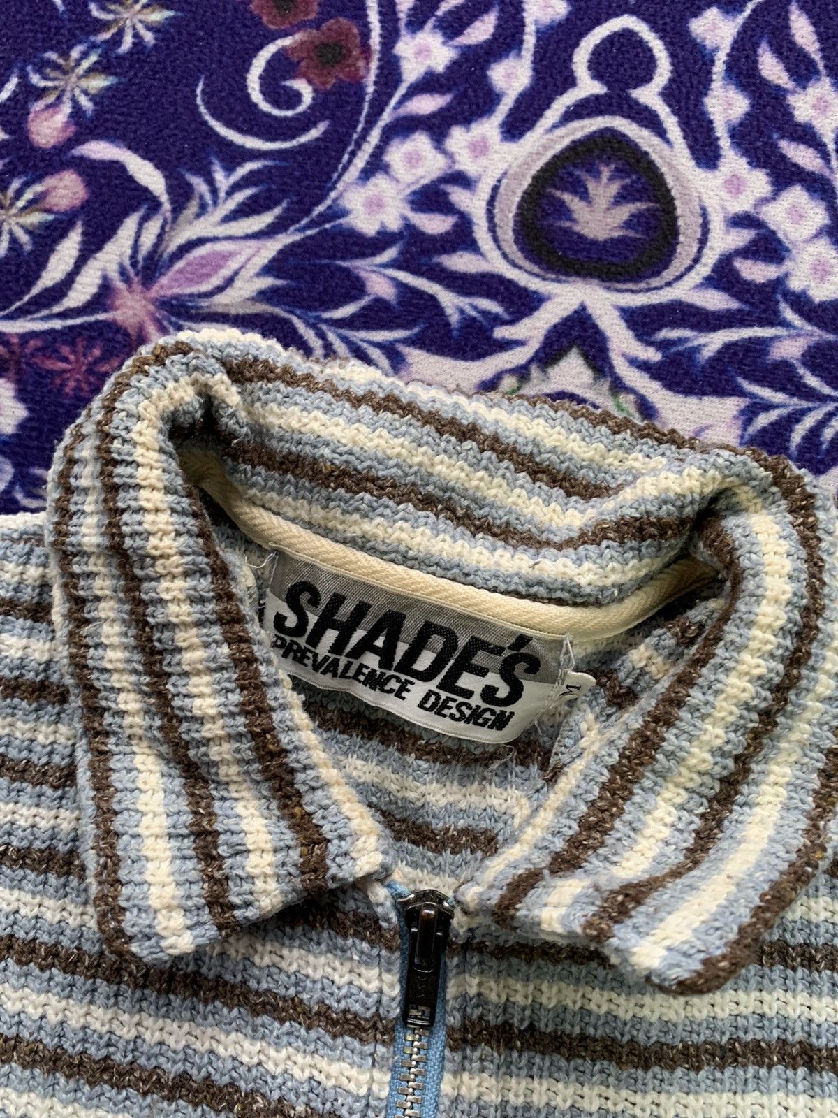 Japanese Brand Shade’s Stripe Sweatshirt Size US M / EU 48-50 / 2 - 3 Thumbnail