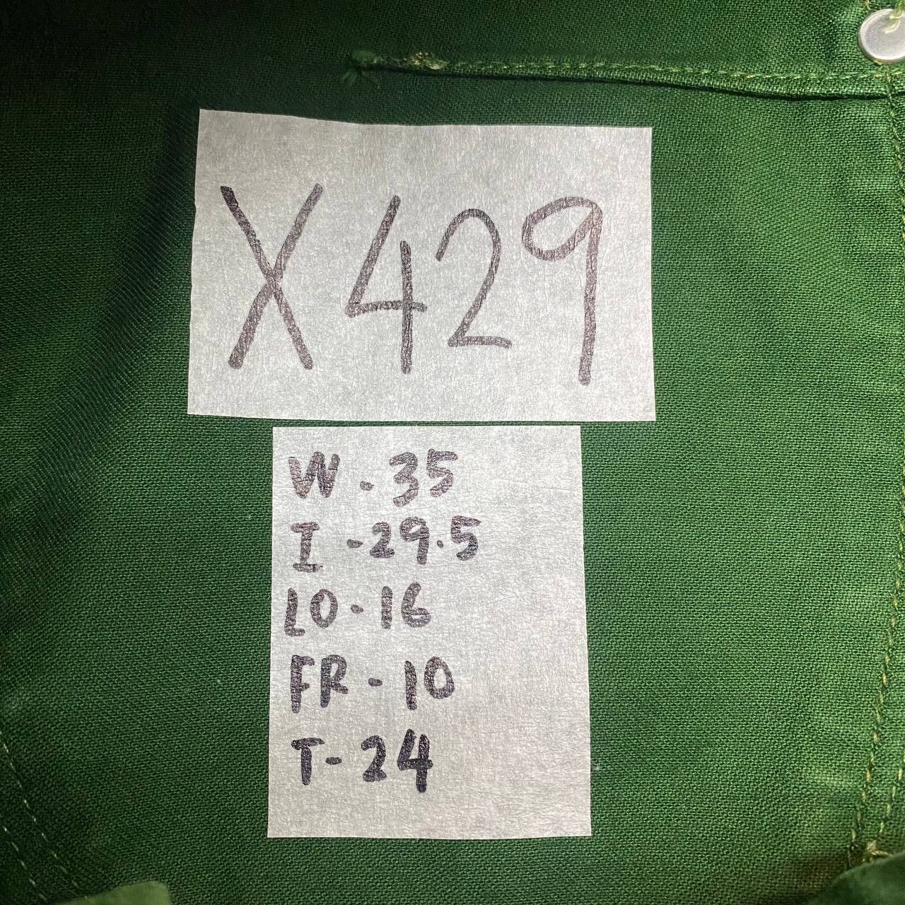 Japanese Brand × Spellbound X429 JAPAN SPELLBOUND GREEN DENIM Size US 35 - 8 Thumbnail