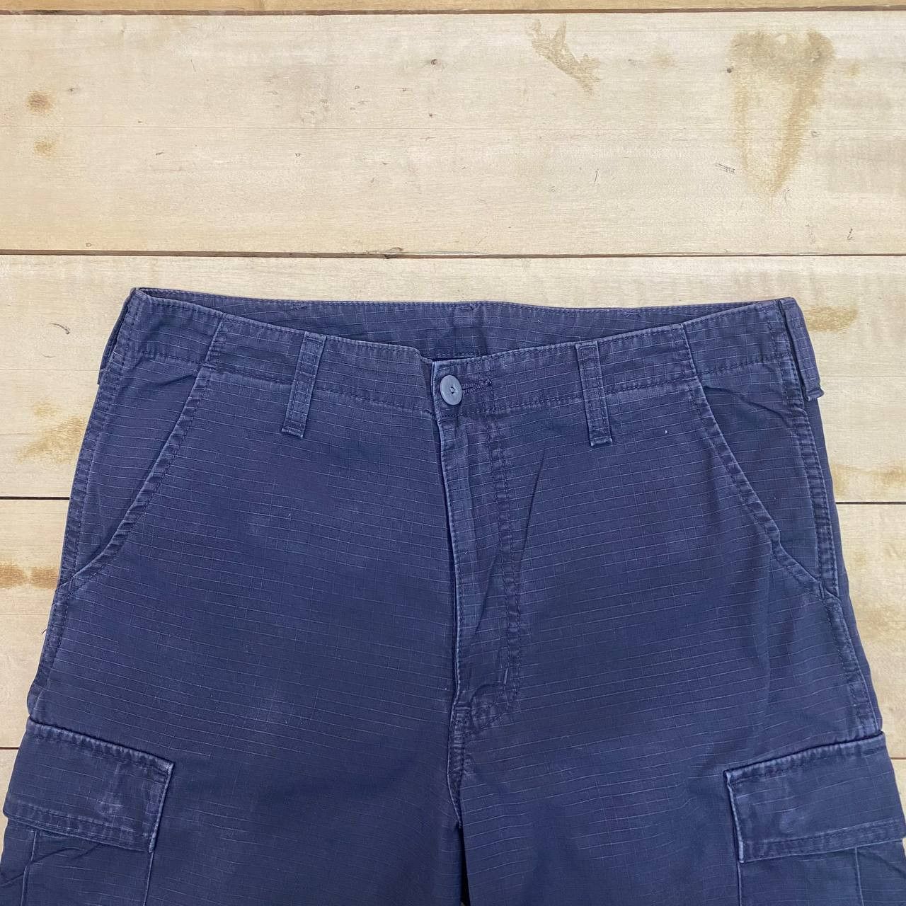 Carhartt X430 CARHARTT RIPSTOP DISTRESSED CARGO PANTS WORKWEAR Size US 32 / EU 48 - 4 Thumbnail