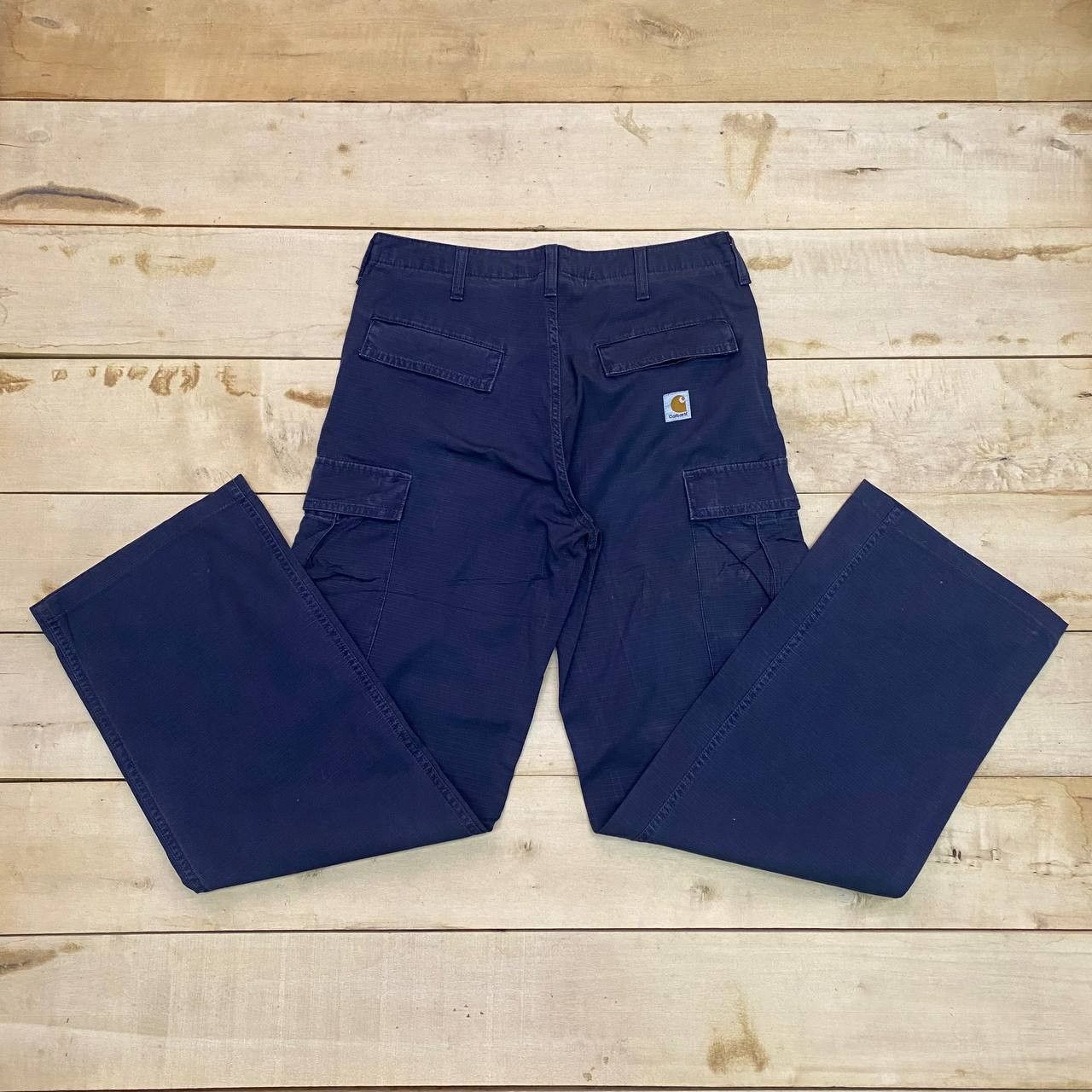 Carhartt X430 CARHARTT RIPSTOP DISTRESSED CARGO PANTS WORKWEAR Size US 32 / EU 48 - 1 Thumbnail