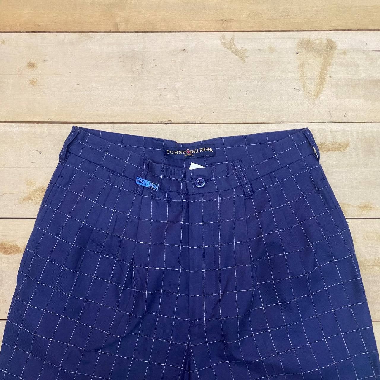 Tommy Hilfiger X431 VTG TOMMY HILFIGER PLAID ANKLE PANTS Size US 32 / EU 48 - 2 Thumbnail