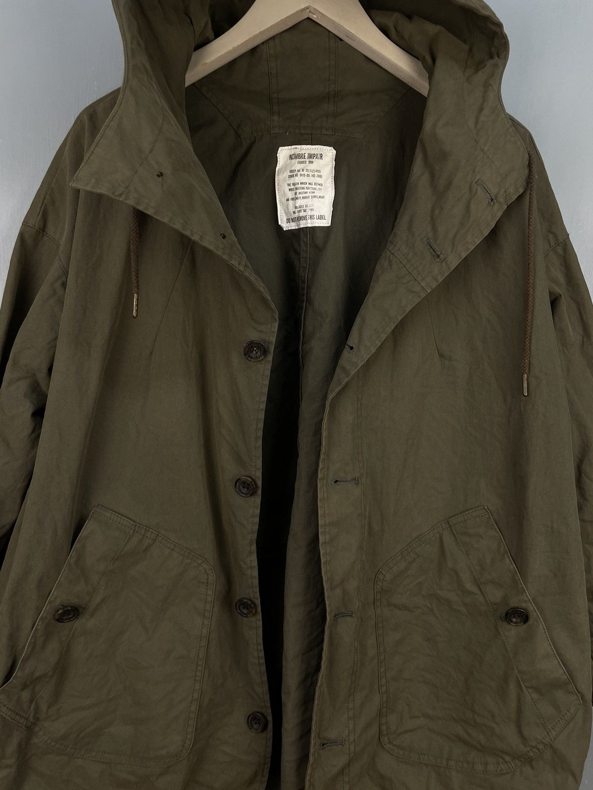 Japanese Brand Nombre Impair military style light jacket Size XL / US 12-14 / IT 48-50 - 5 Thumbnail