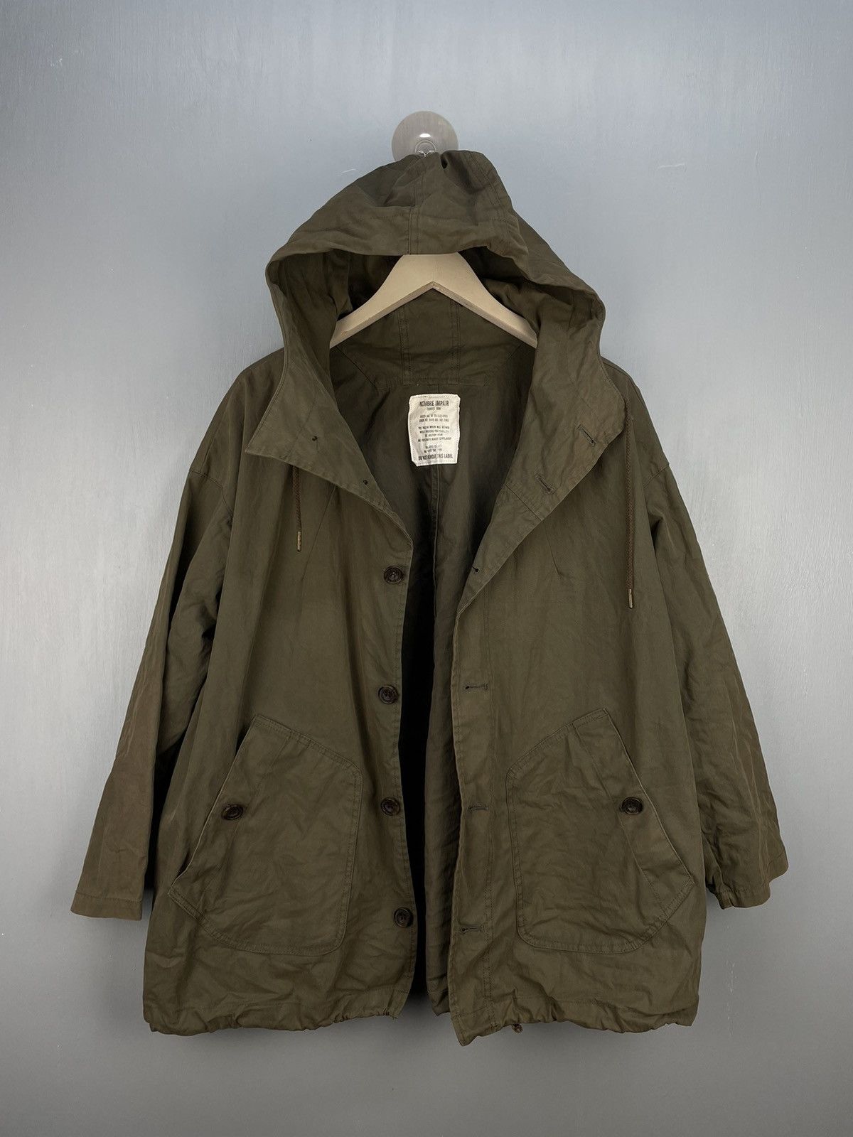 Japanese Brand Nombre Impair military style light jacket Size XL / US 12-14 / IT 48-50 - 3 Thumbnail
