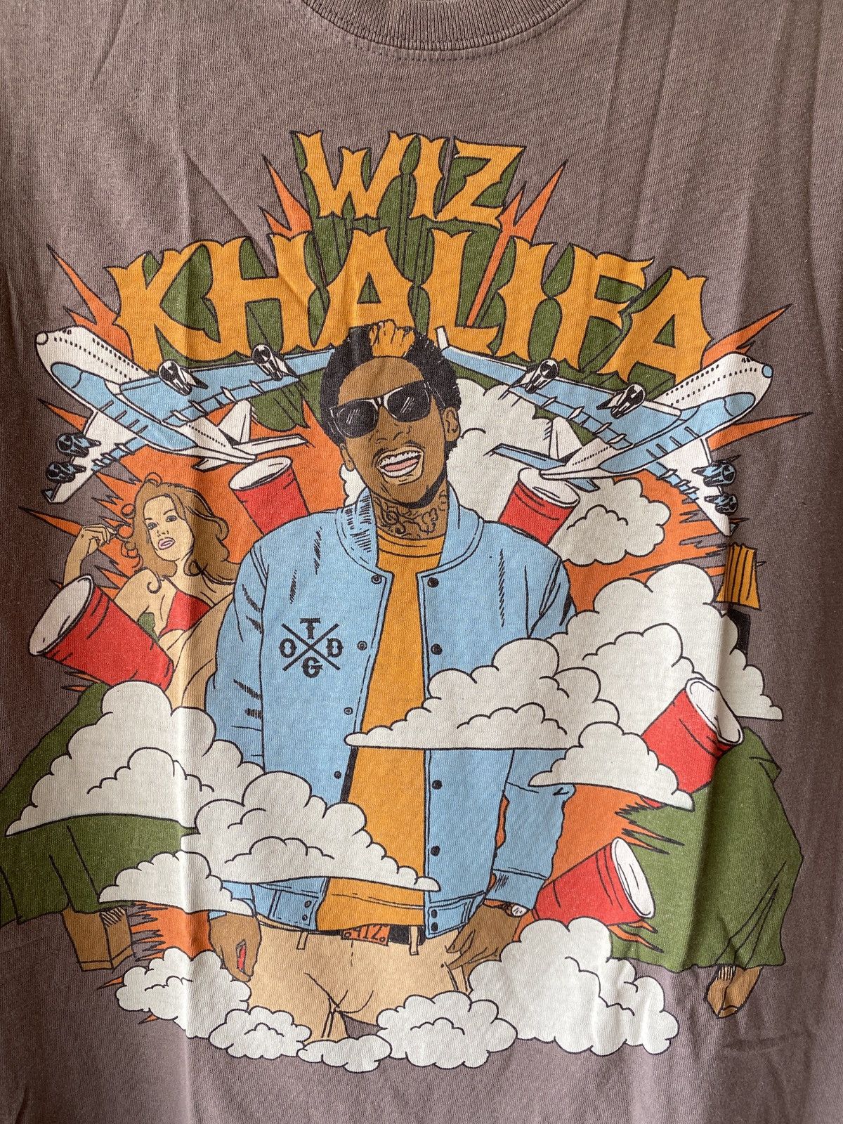 Wiz Khalifa Y2K WIZ KHALIFA RAP TEE Size US M / EU 48-50 / 2 - 2 Thumbnail