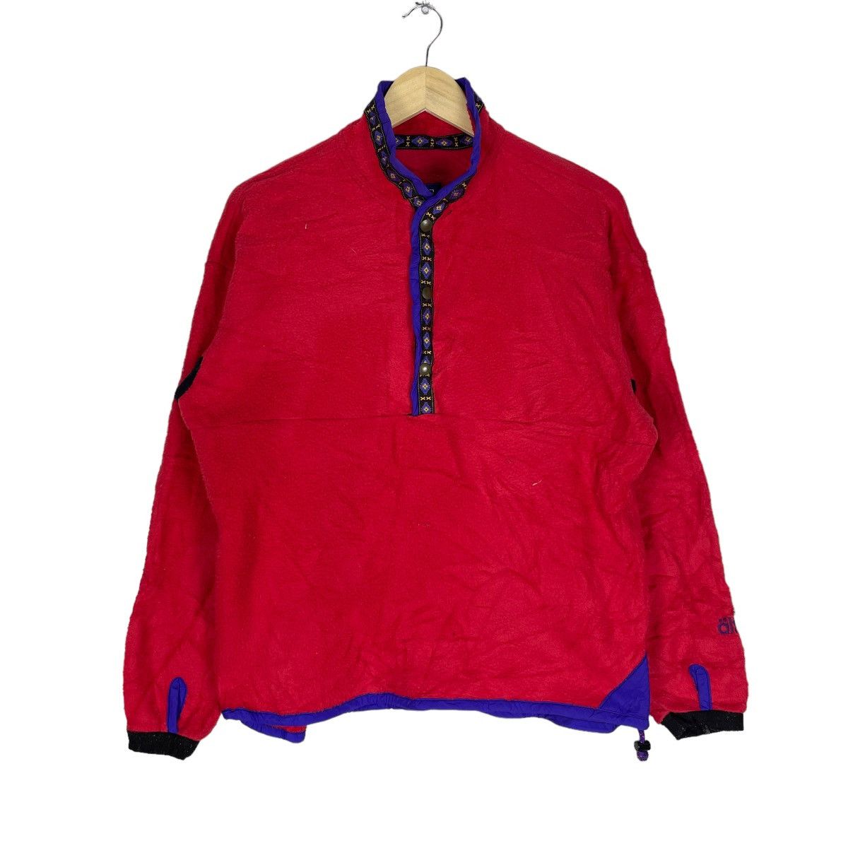 🌟ALF FLEECE SNAP BUTTON HALF SWEATER