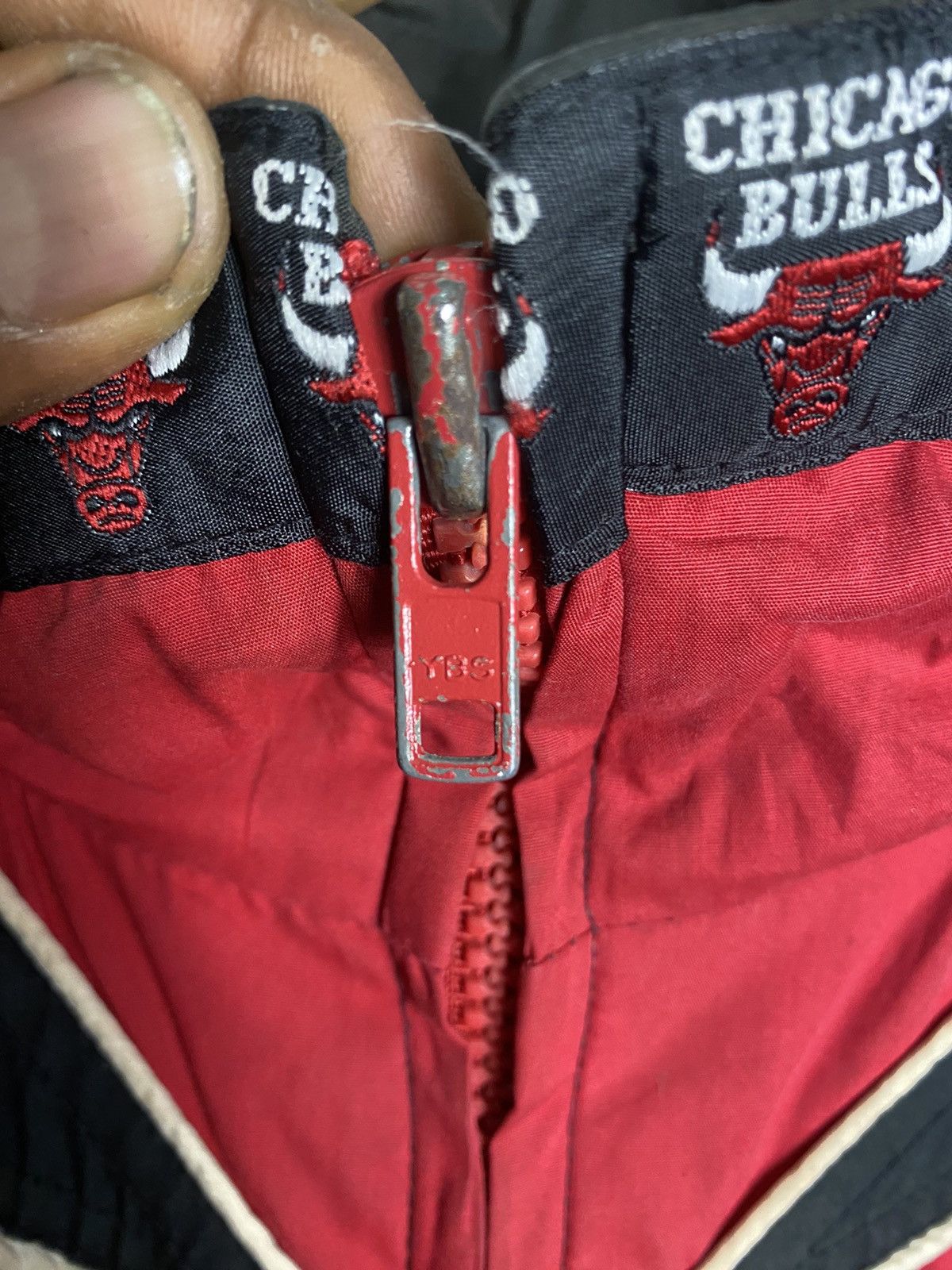 NBA CHICAGO BULL BIG LOGO VINTAGE JACKET Size US L / EU 52-54 / 3 - 8 Thumbnail