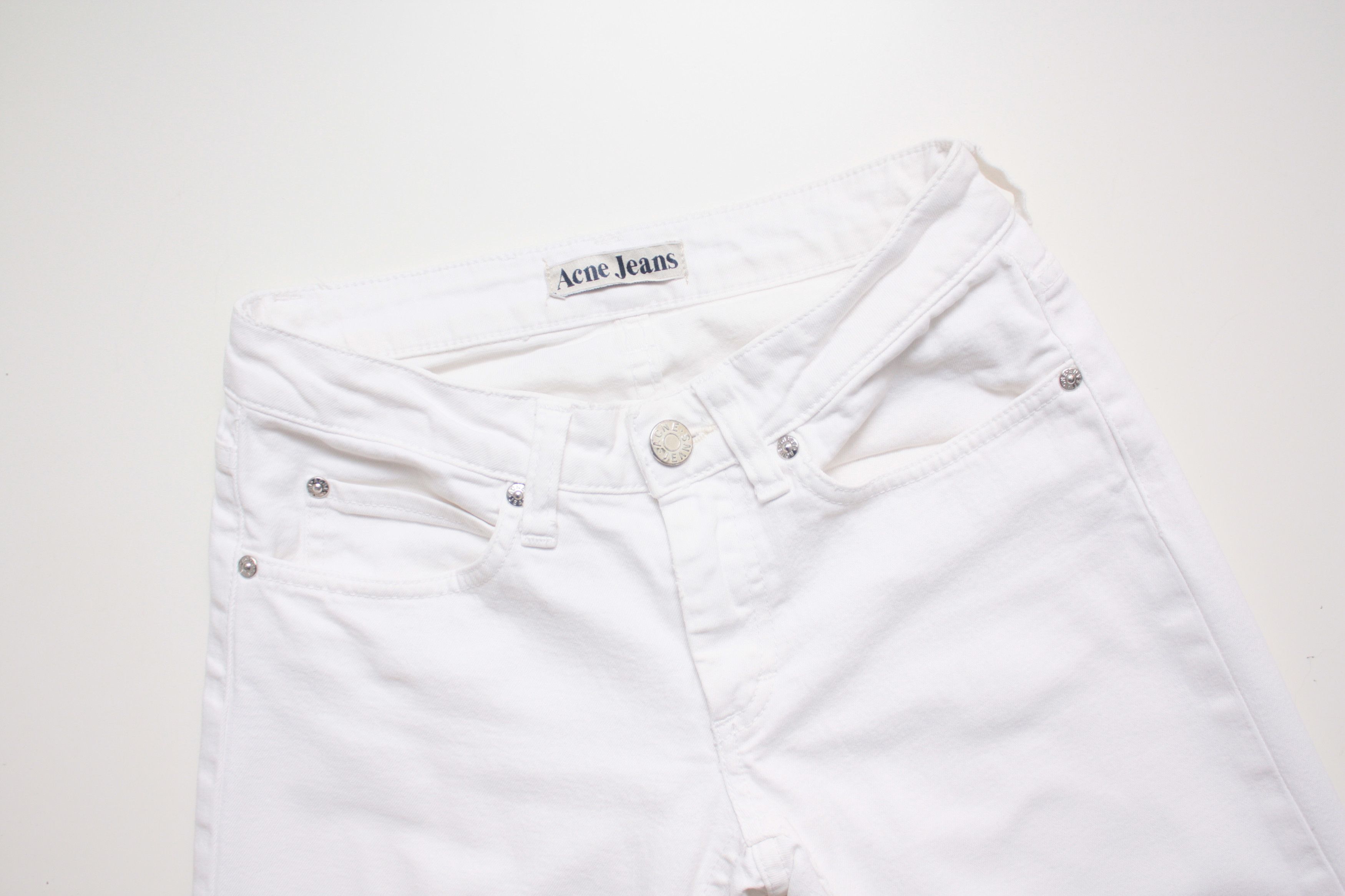 Acne Studios Acne Hep White 25/30 Denim Jeans Size 25" / US 0 / IT 36 - 3 Thumbnail