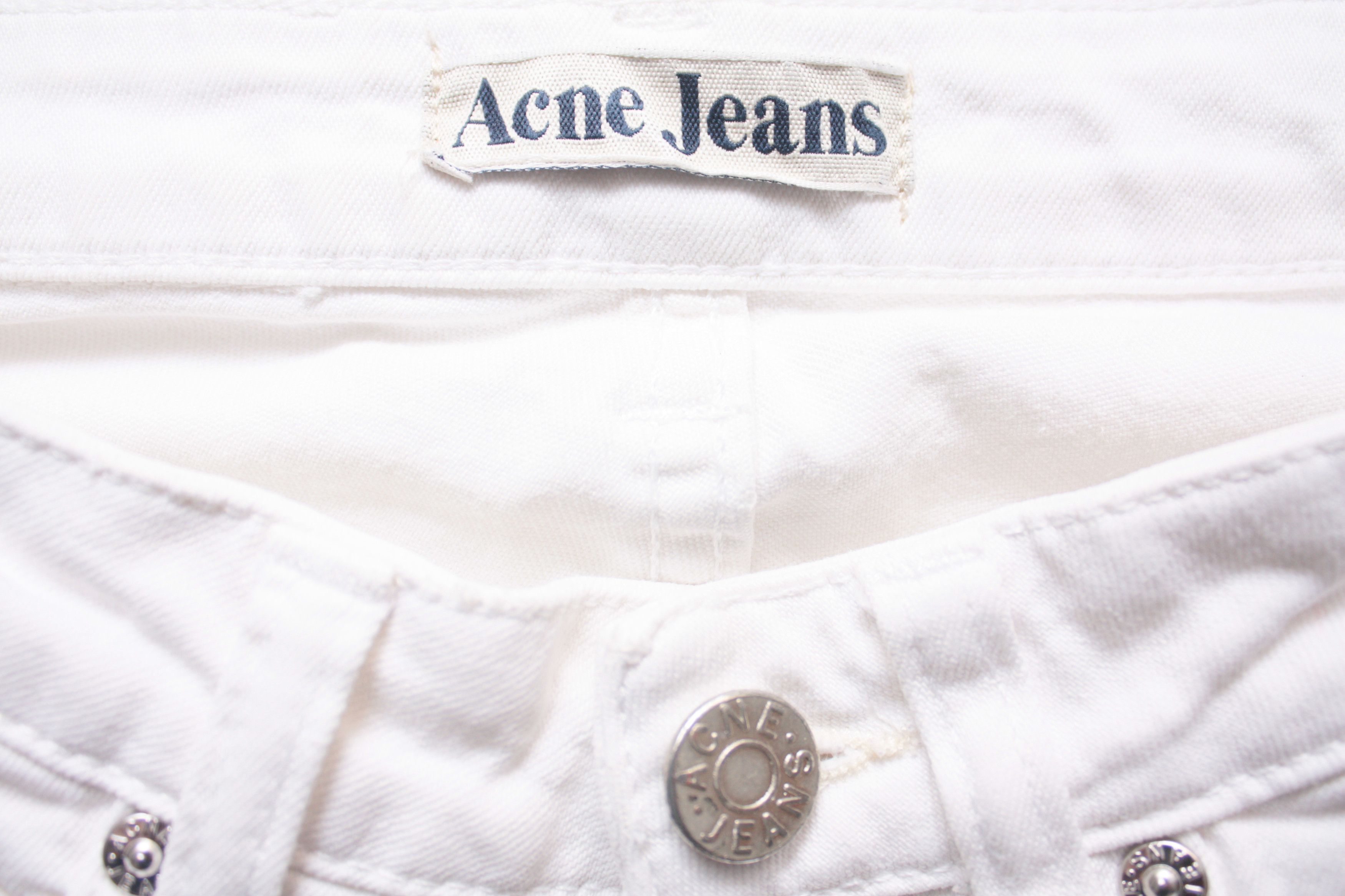 Acne Studios Acne Hep White 25/30 Denim Jeans Size 25" / US 0 / IT 36 - 4 Thumbnail