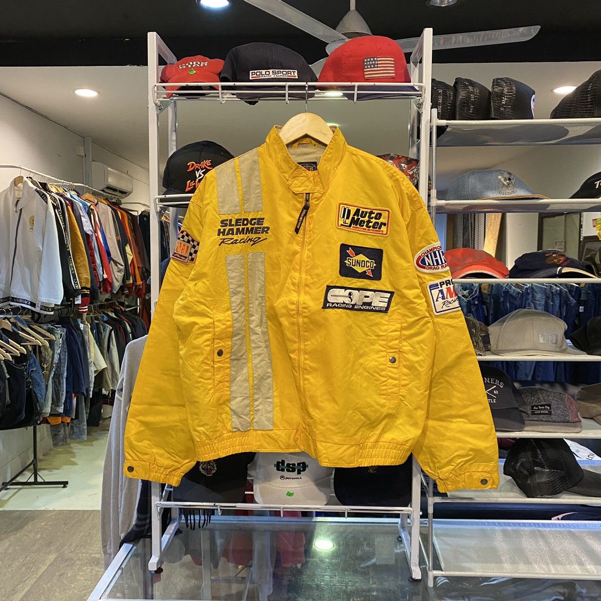 Other RARE🔥VINTAGE YELLOW CORN MOTOR RACING JACKET Size US L / EU 52-54 / 3 - 1 Thumbnail